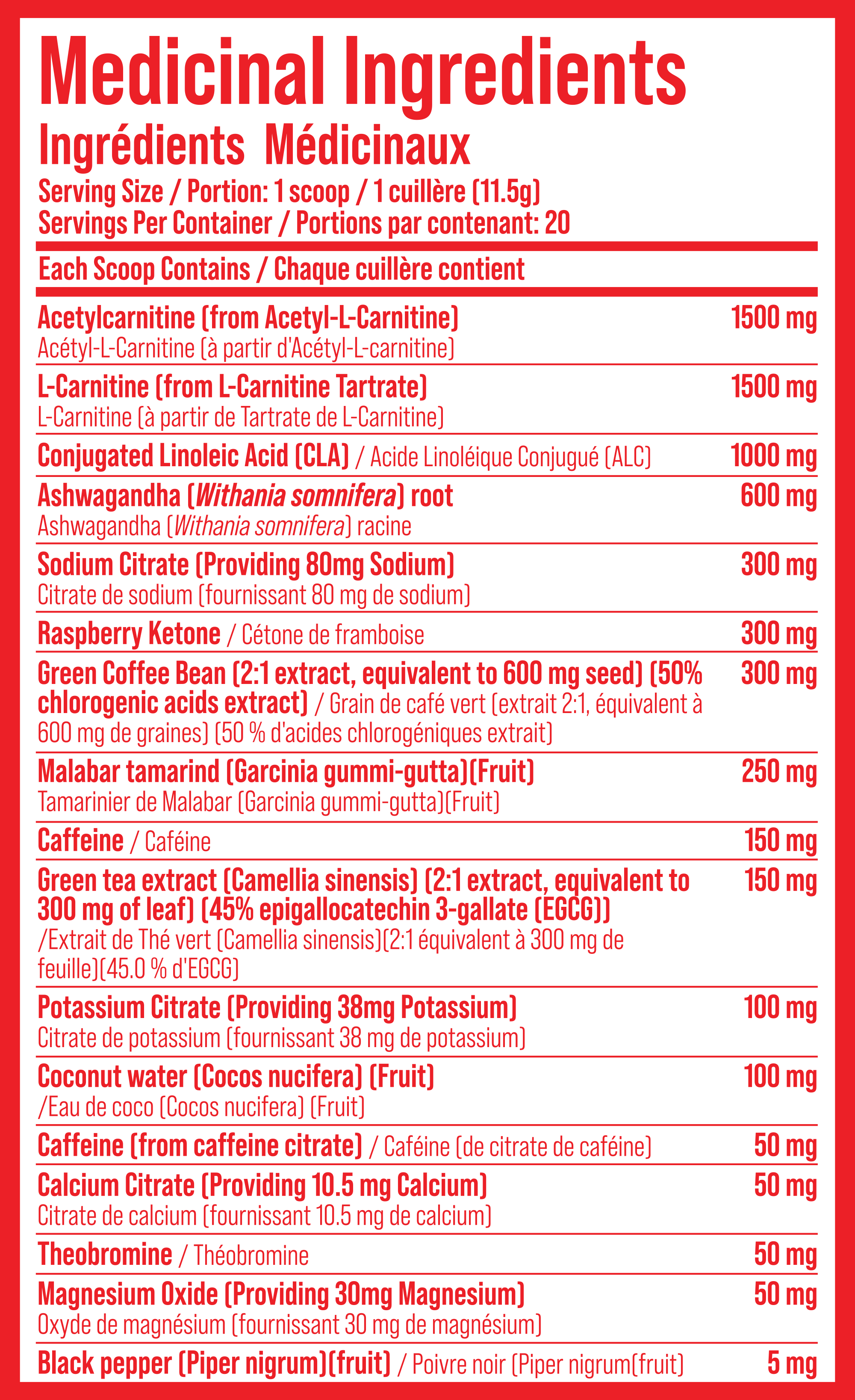 TC Nutrition HydraBurn 20 servings