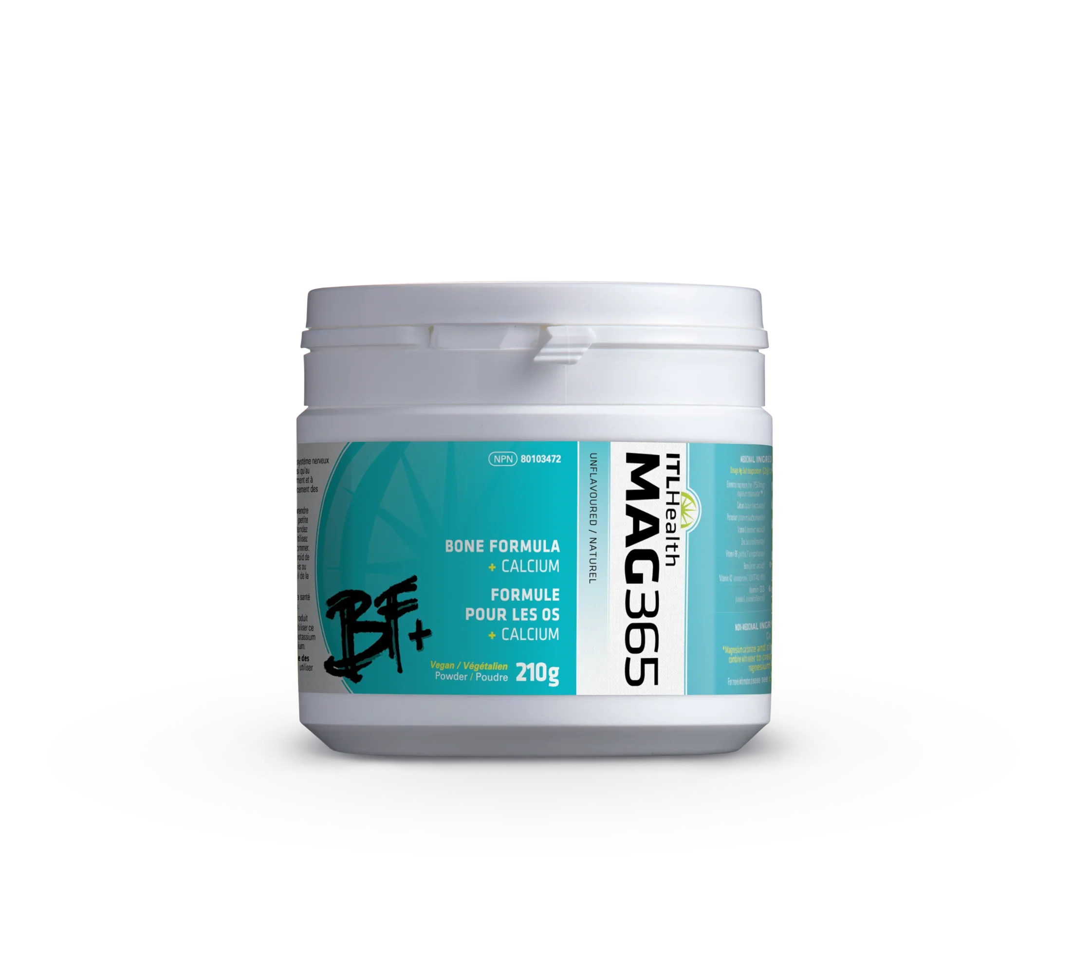 ITL Health MAG365 BF+ Calcium 210g Unflavored