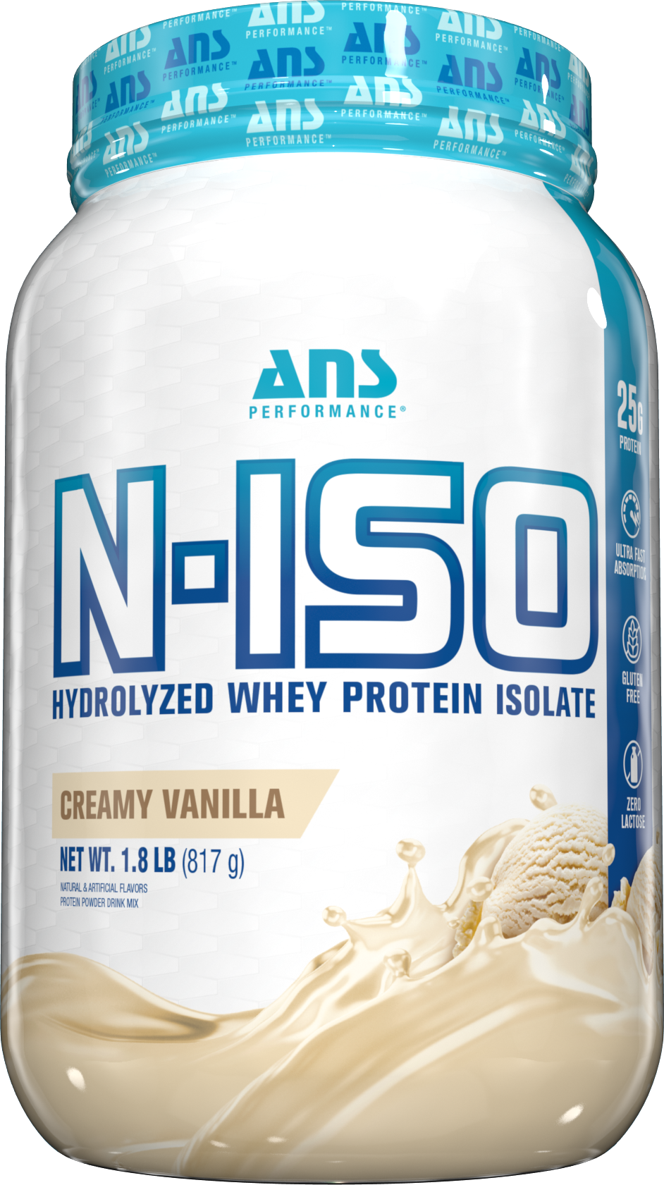 ANS N-ISO Hydrolyzed Whey Isolate 1.8lb