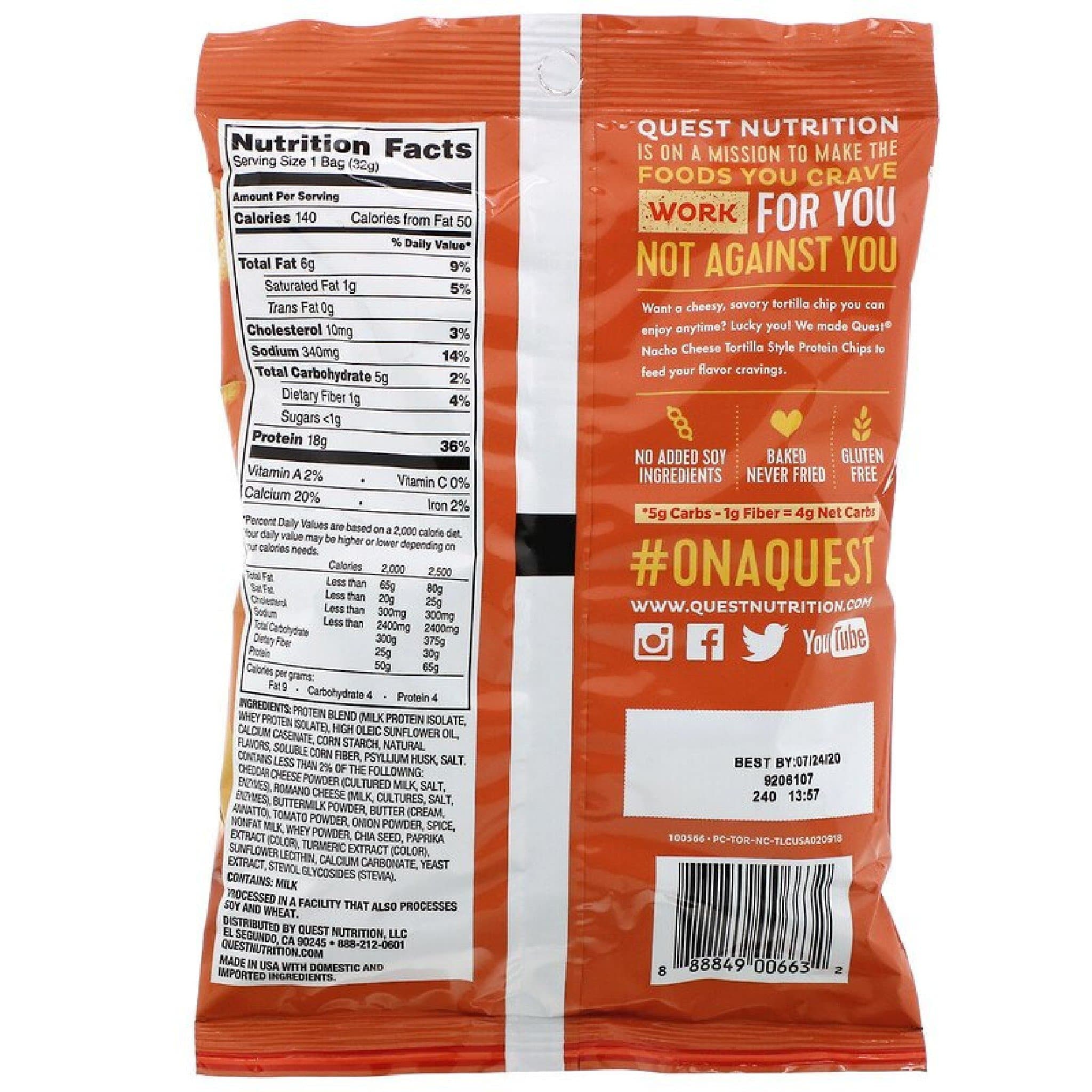 Quest Tortilla Chips 1.1oz