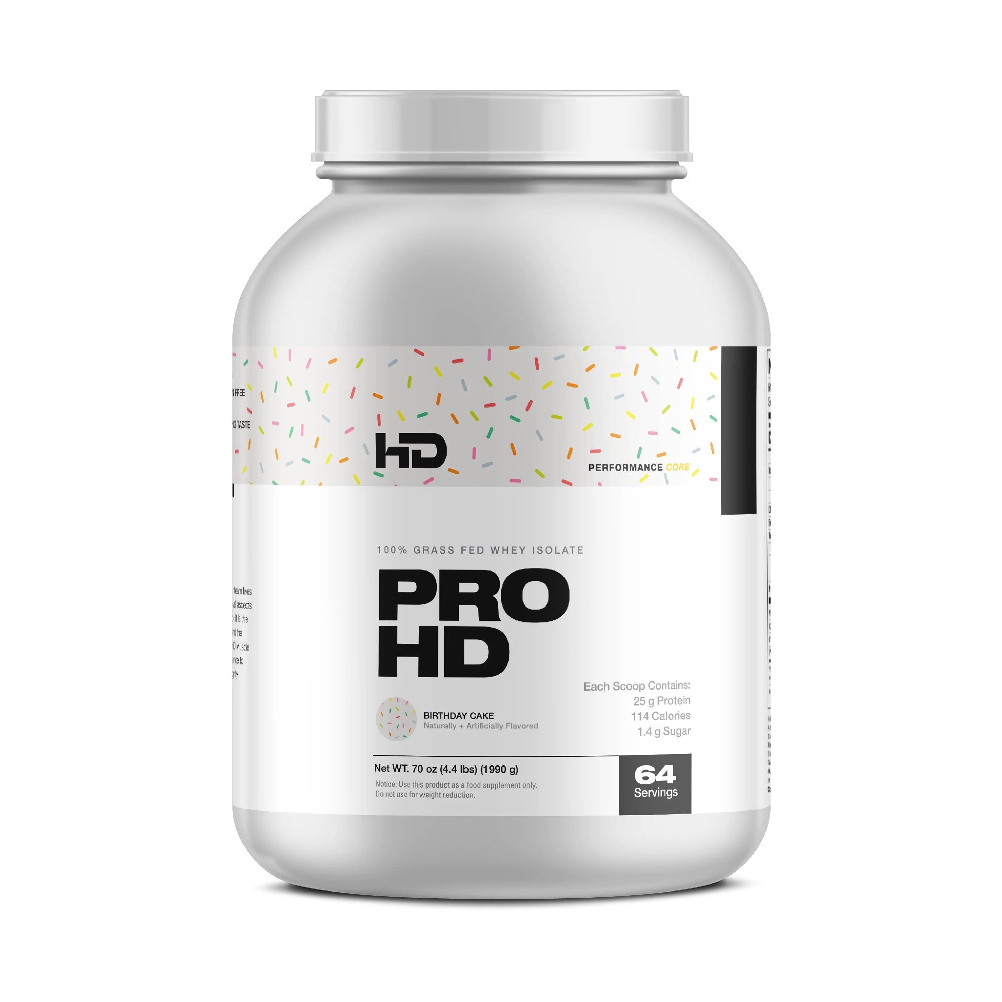 HD Muscle ProHD Grass Fed Whey Isolate 64 serving