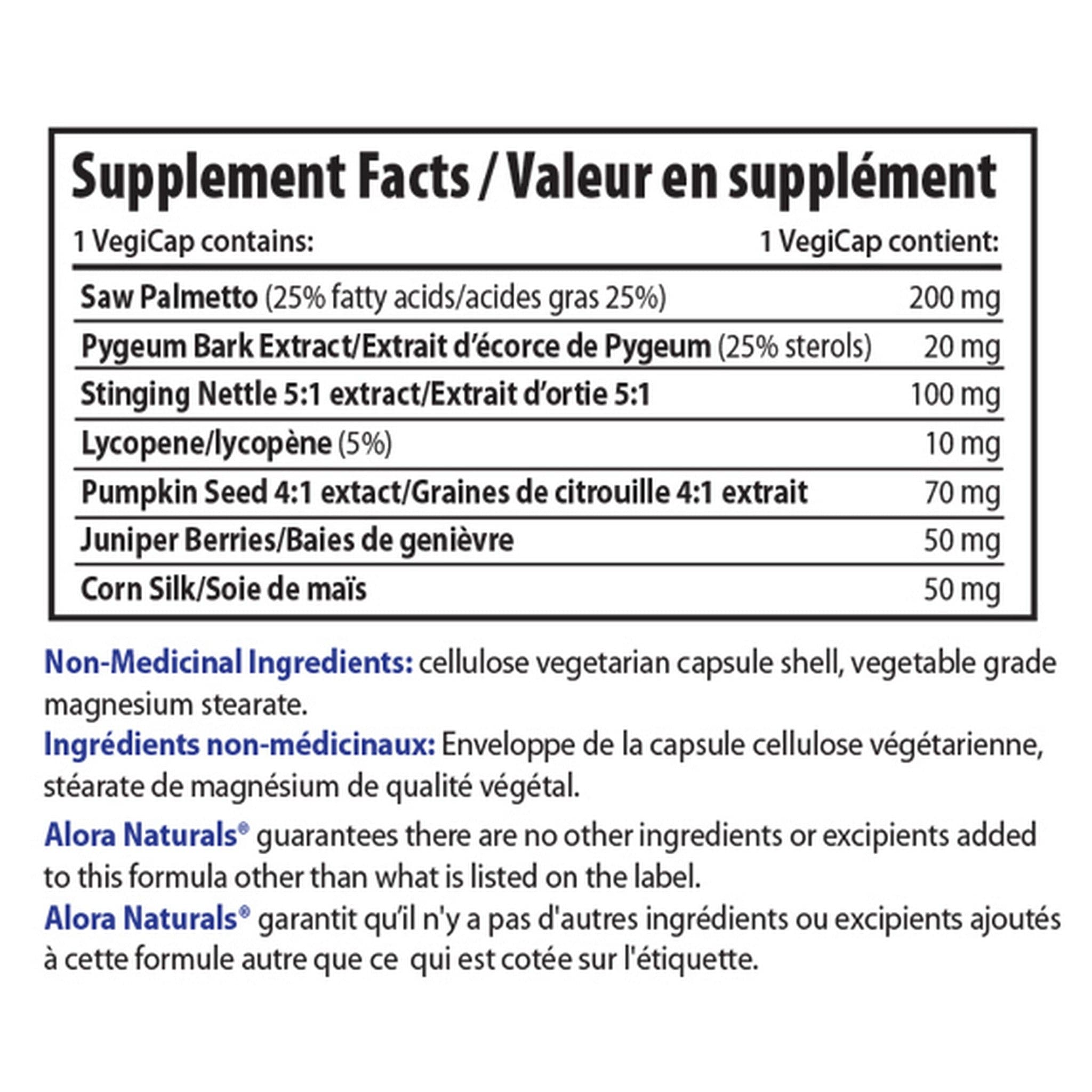 Alora Naturals Prost First 500mg 90 capsules