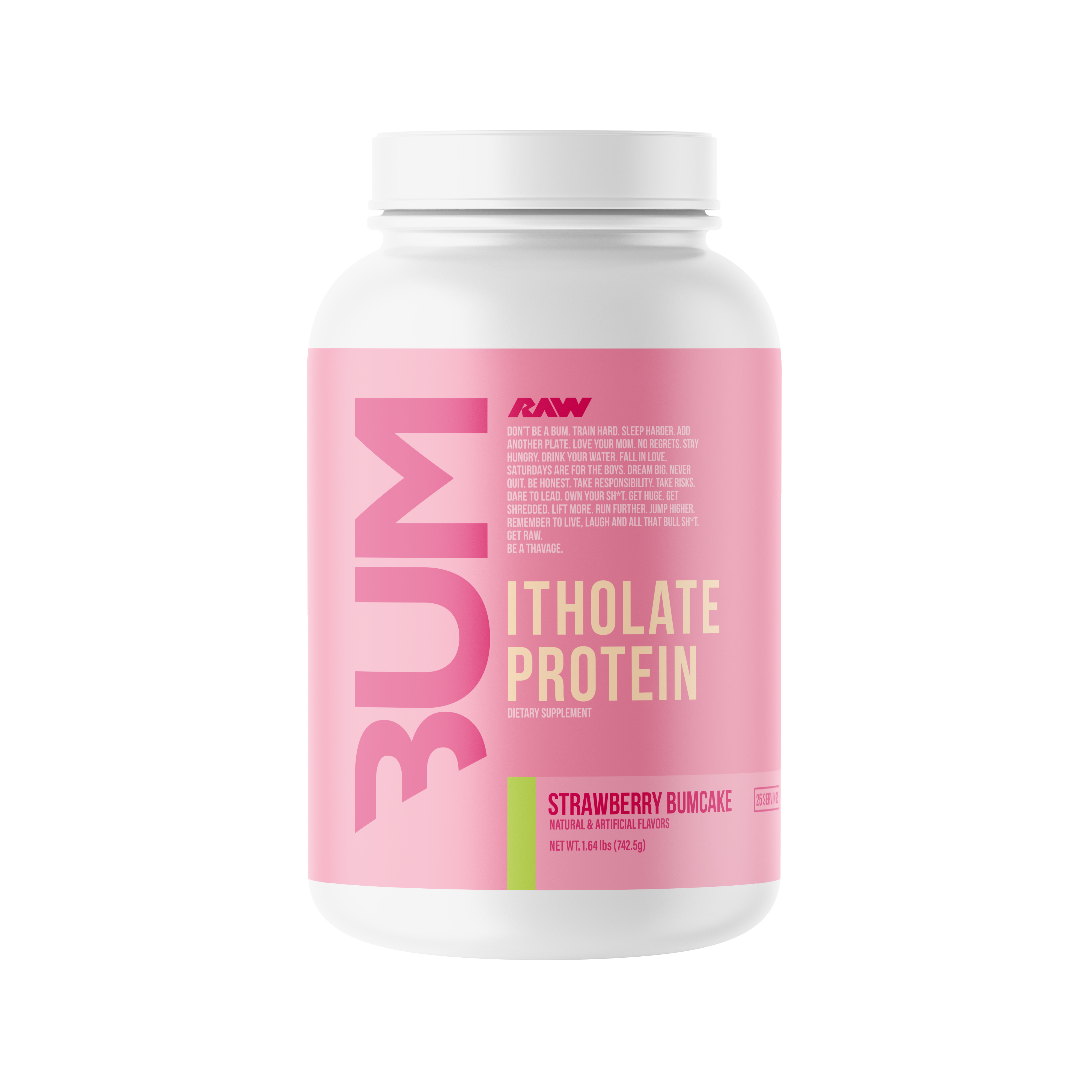 BUM x Raw Nutrition Itholate 25 servings
