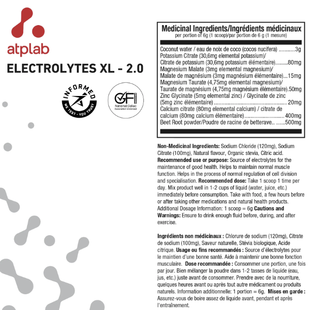 ATP Lab Electrolytes XL 2.0 30 serving