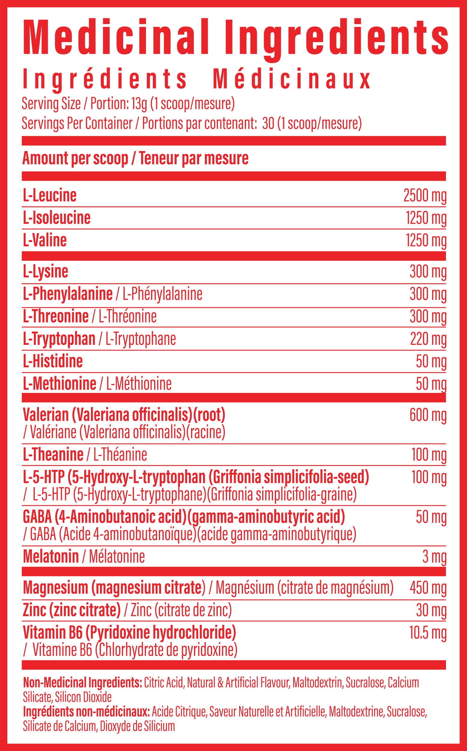 TC Nutrition Hydramino PM 30 serving