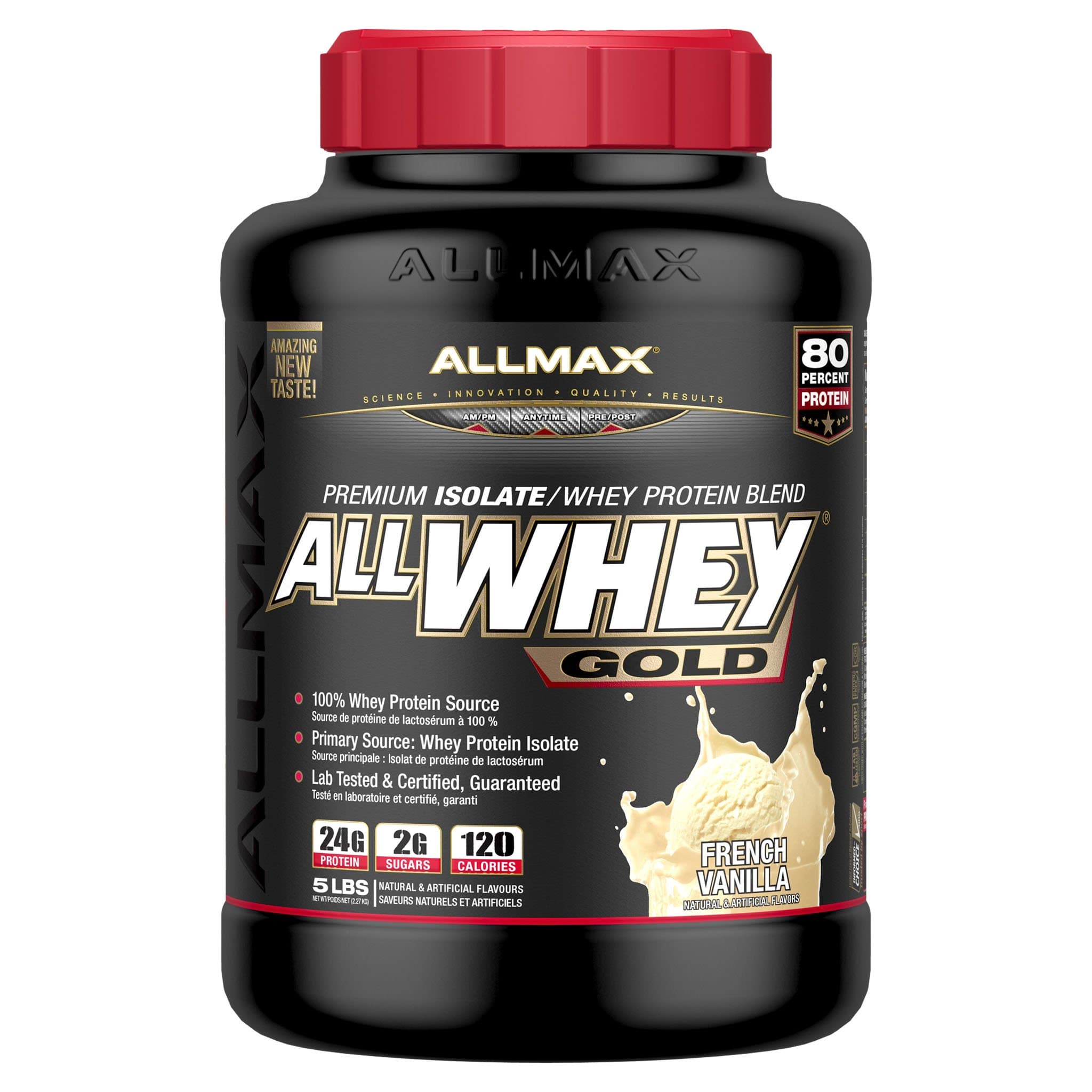 Allmax Allwhey Gold 5lb | HERC'S Nutrition Canada