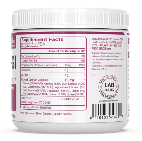 PEScience Complete GI 30 serving