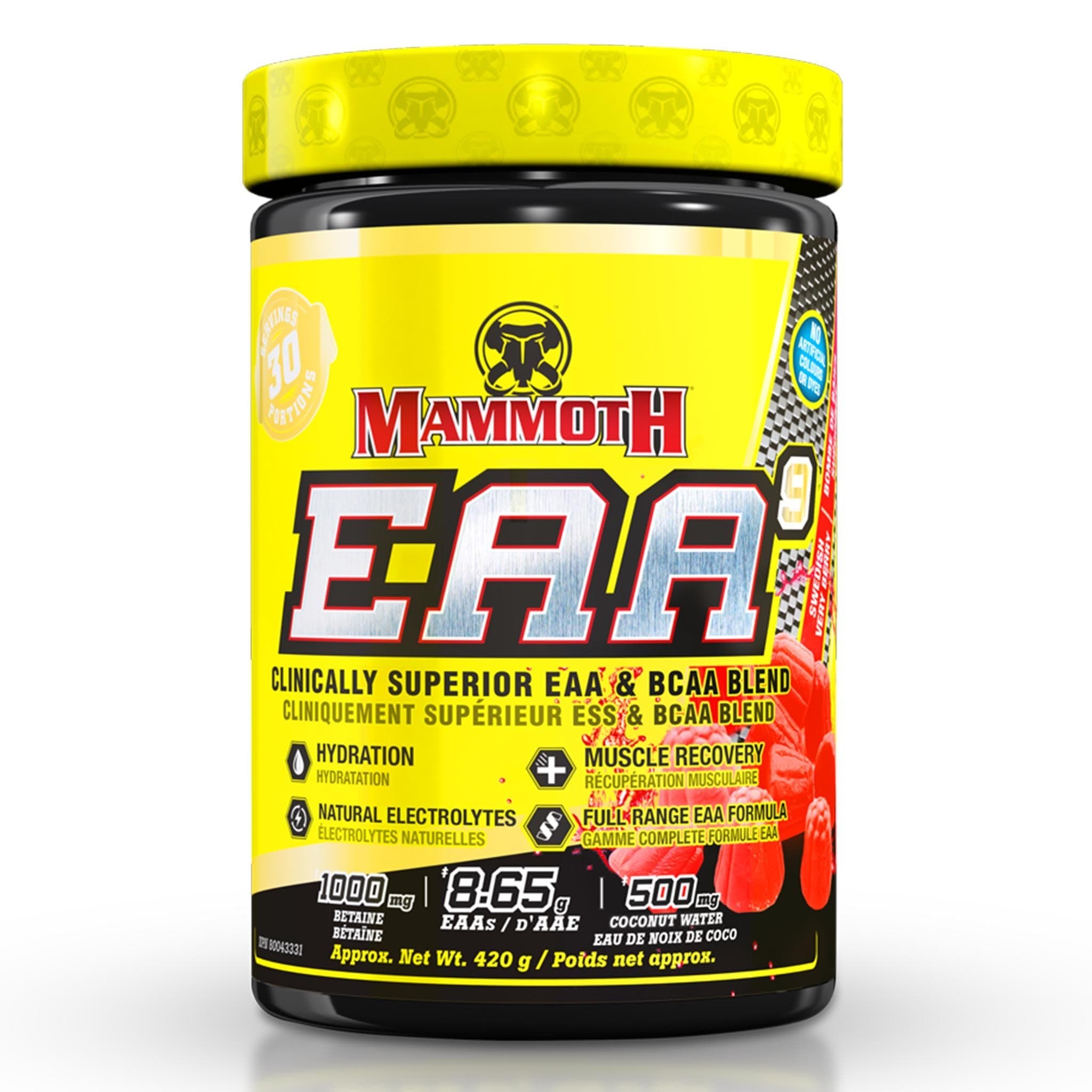 Mammoth EAA9 390g | HERC'S Nutrition Canada