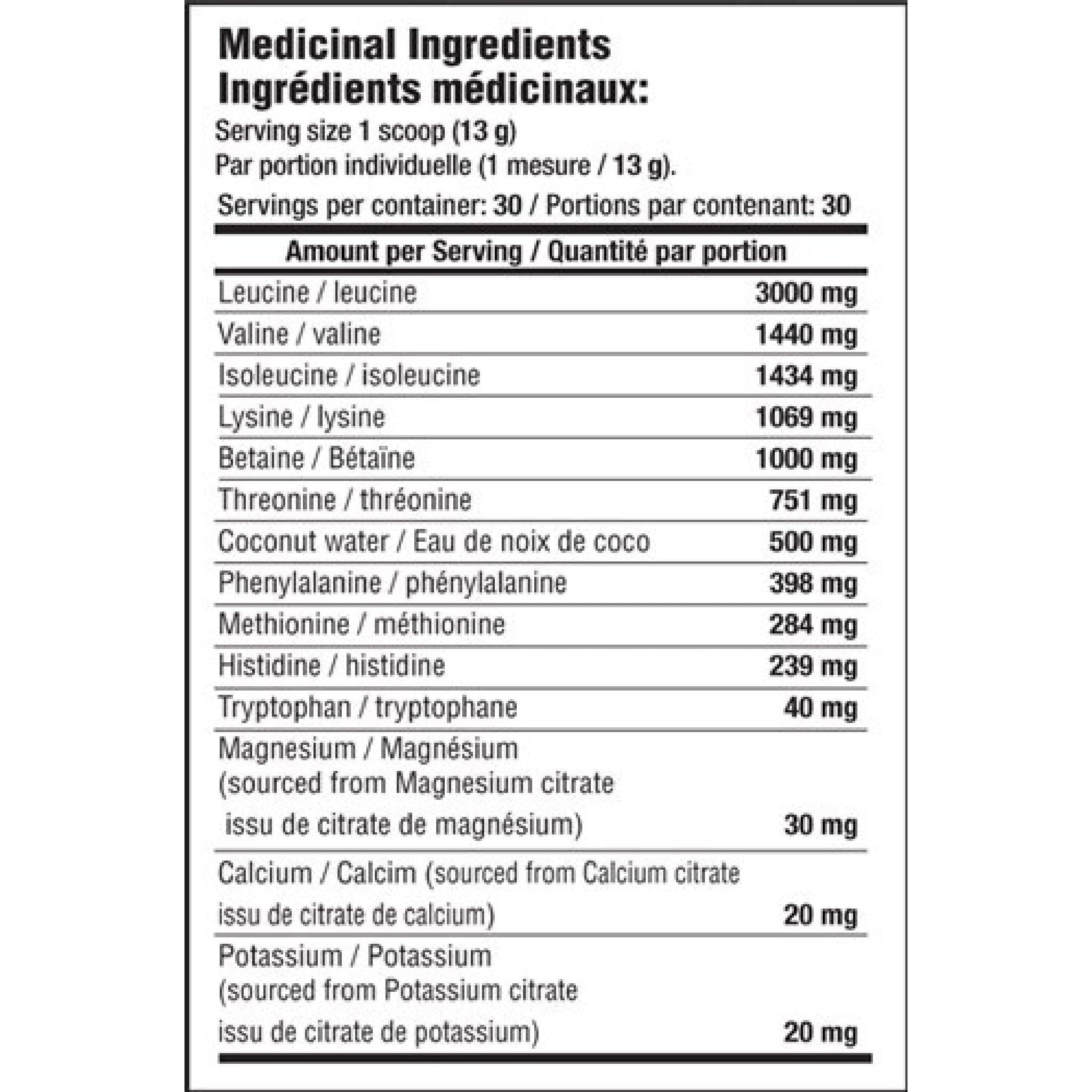 Mammoth EAA9 390g | HERC'S Nutrition Canada