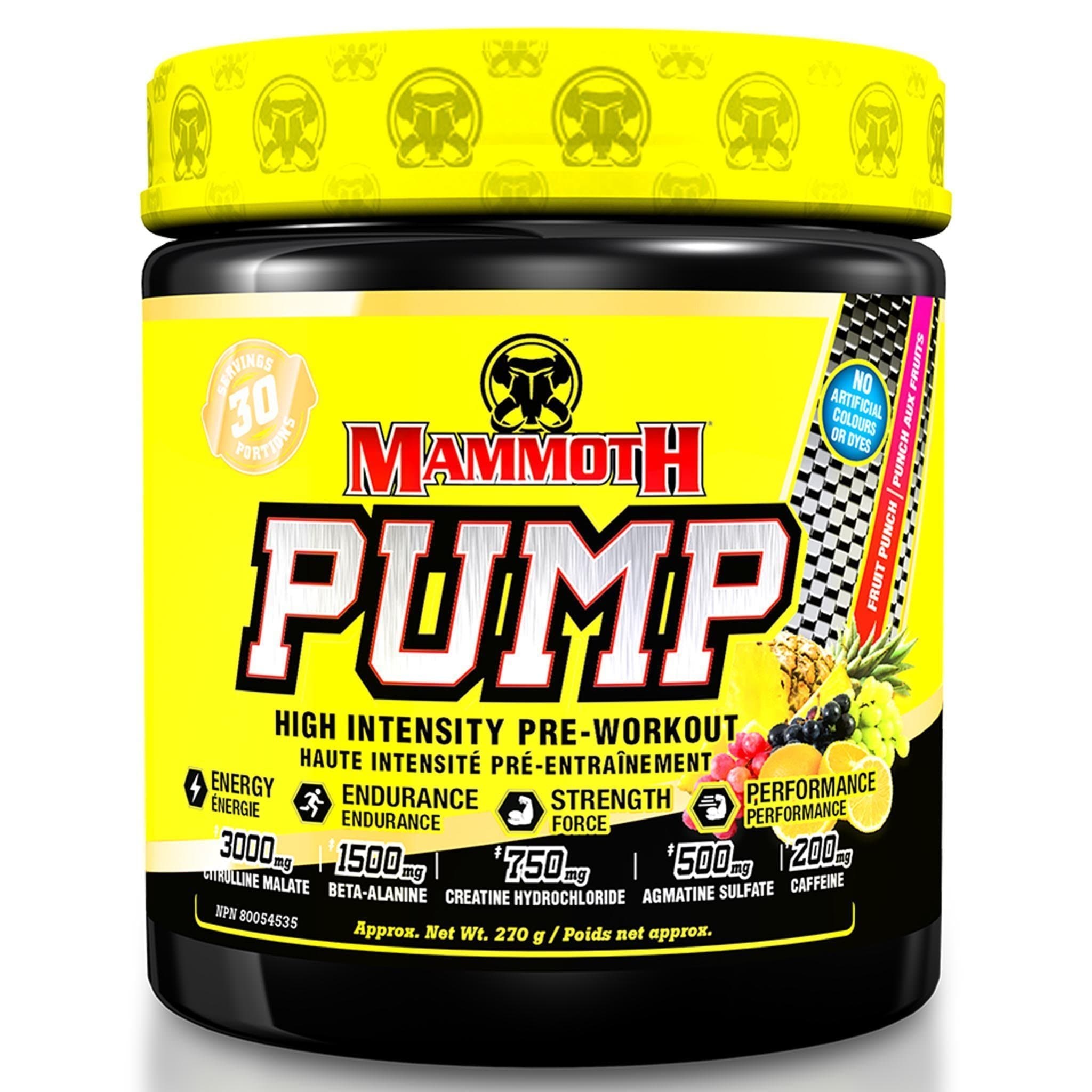 Mammoth Pump 270g | HERC'S Nutrition Canada