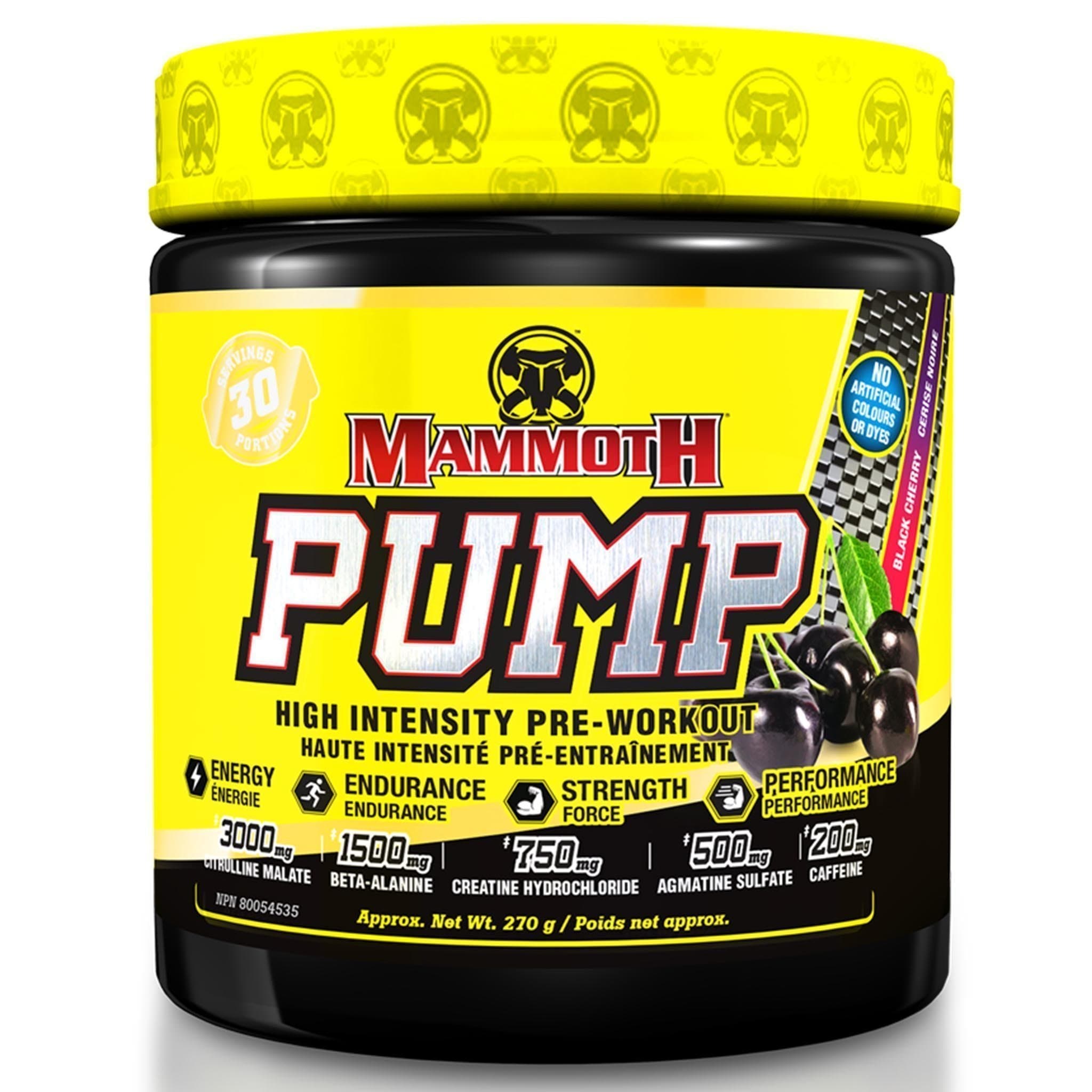 Mammoth Pump 270g | HERC'S Nutrition Canada