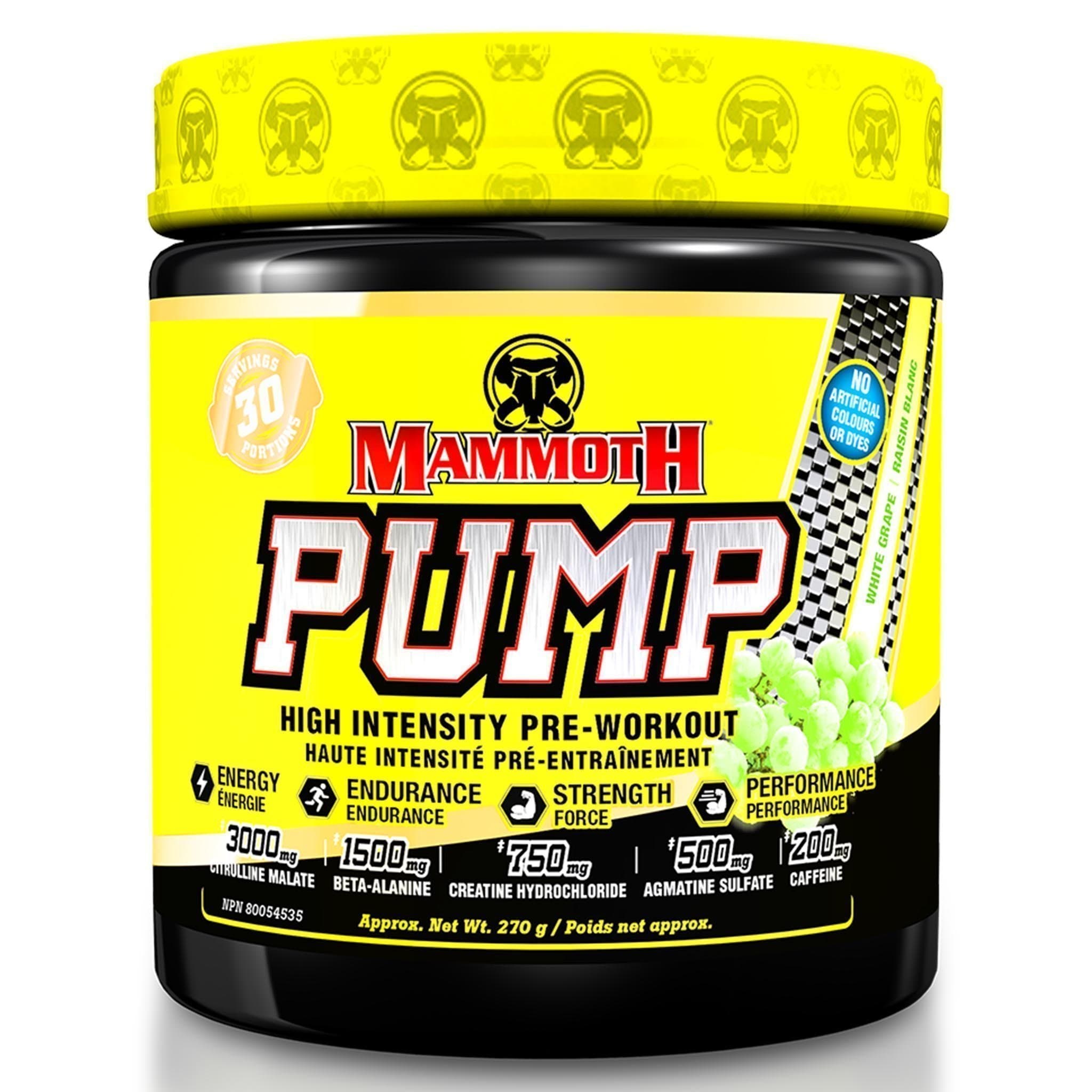 Mammoth Pump 270g | HERC'S Nutrition Canada