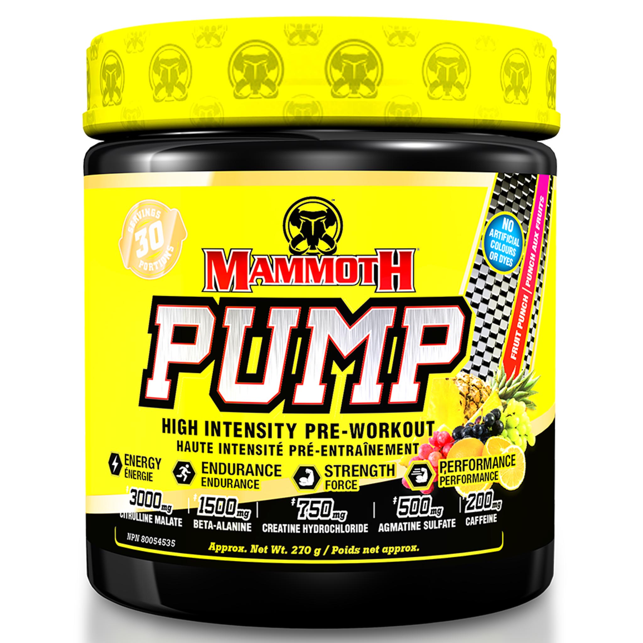 Mammoth Pump 270g | HERC'S Nutrition Canada