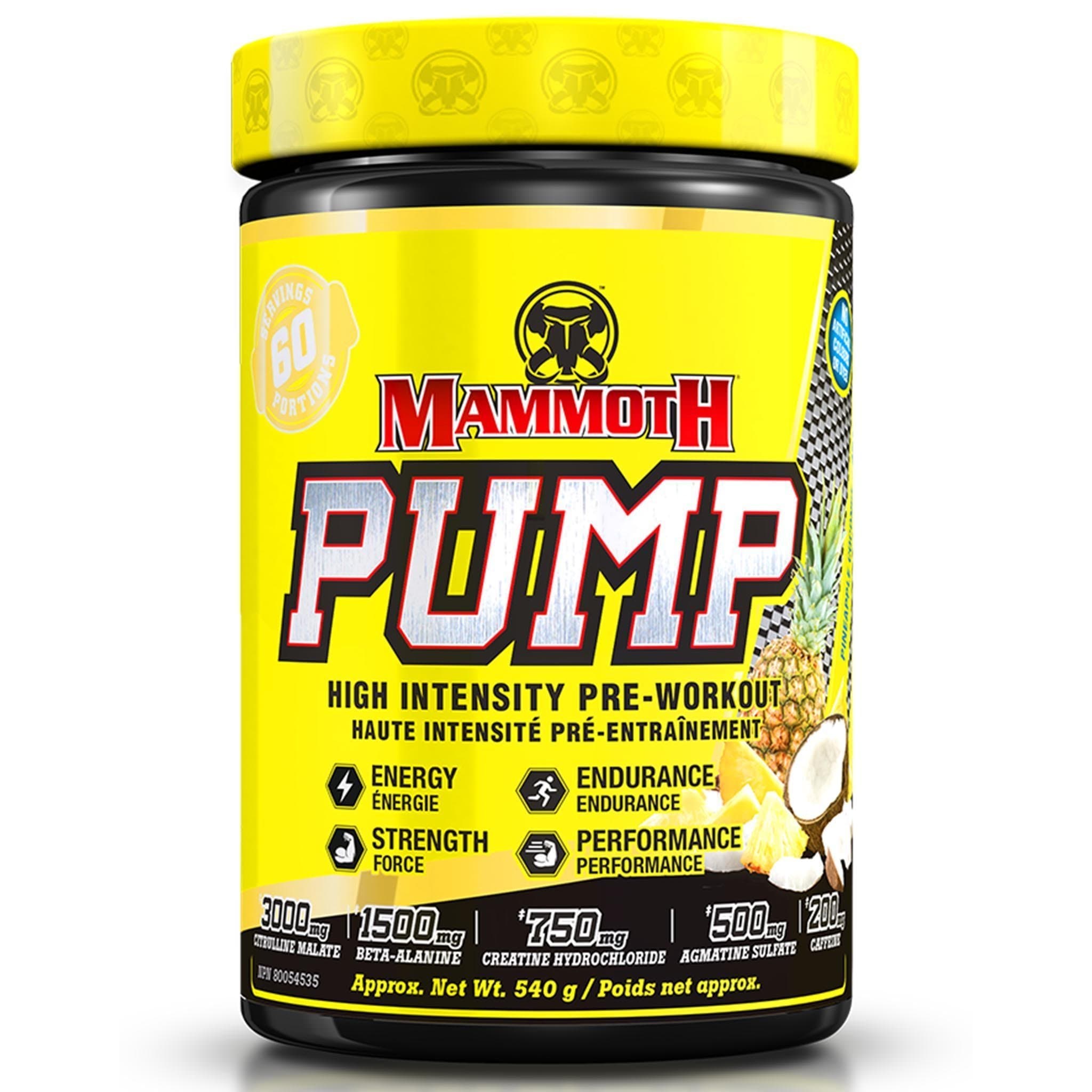 Mammoth Pump 540g | HERC'S Nutrition Canada