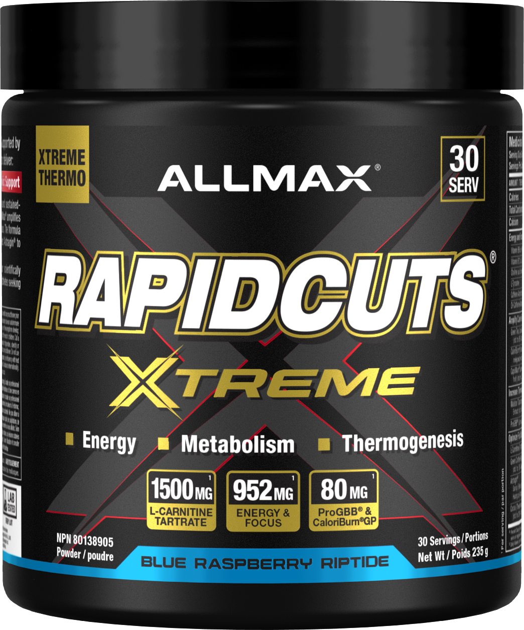 Allmax Rapidcuts Extreme 30 serving