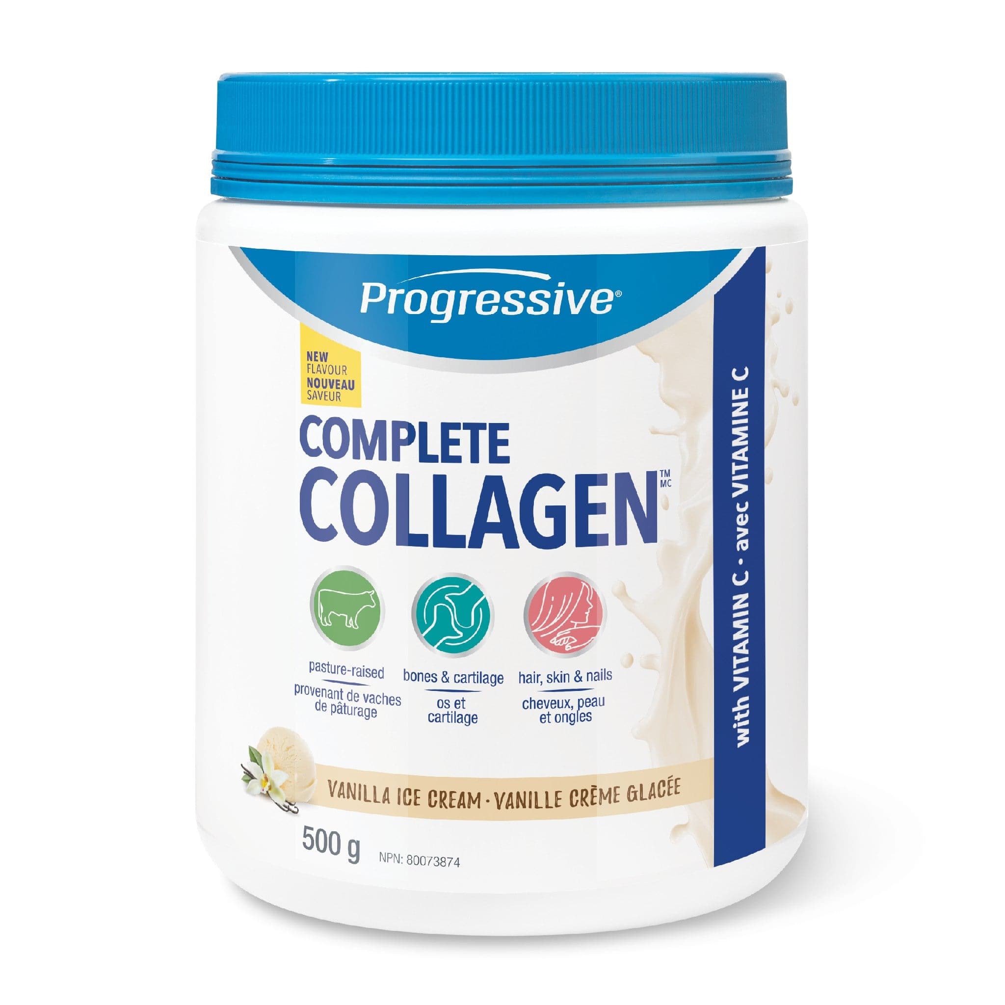 Progressive Complete Collagen 500g Vanilla Ice Cream