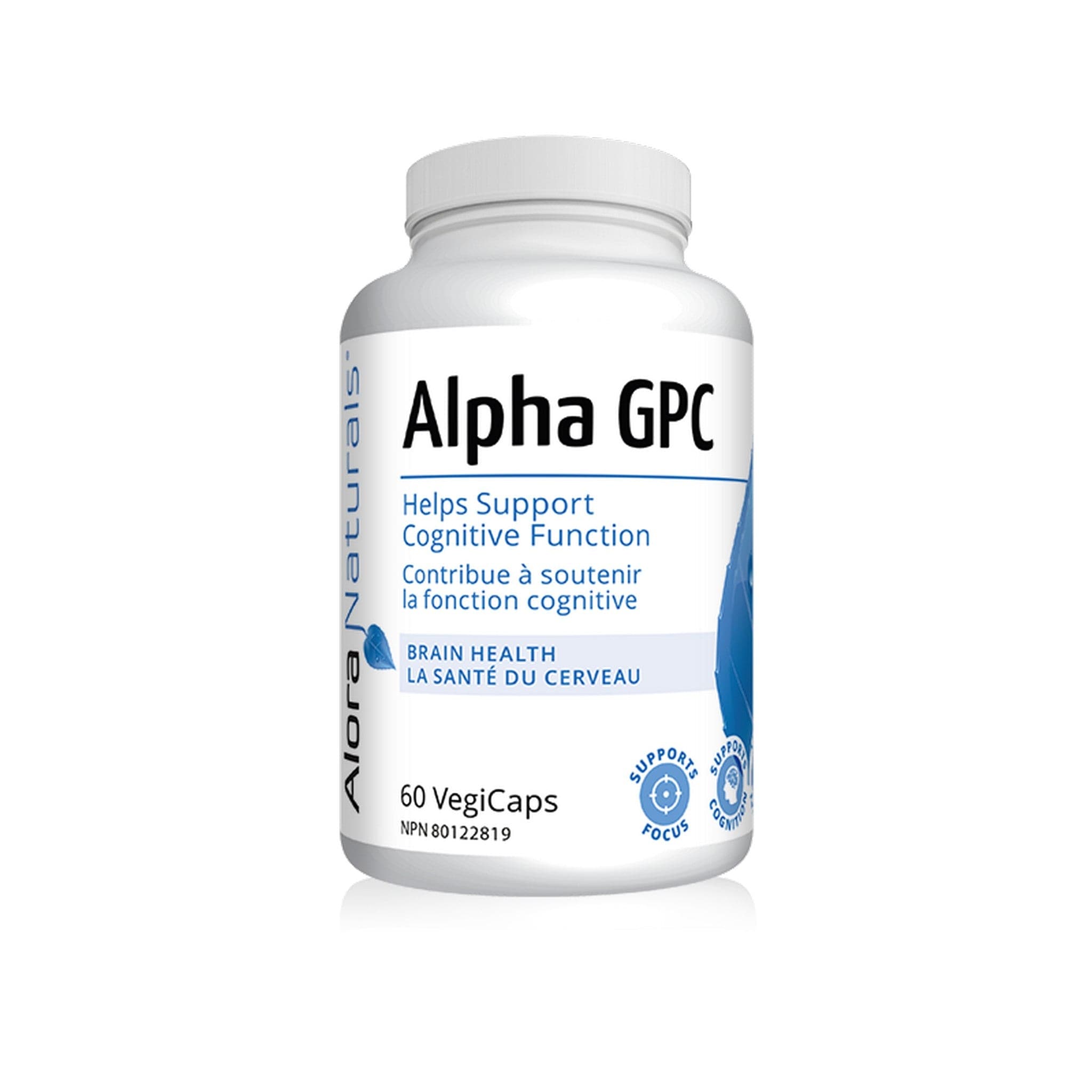 Alora Naturals Alpha GPC 600mg 60 capsules