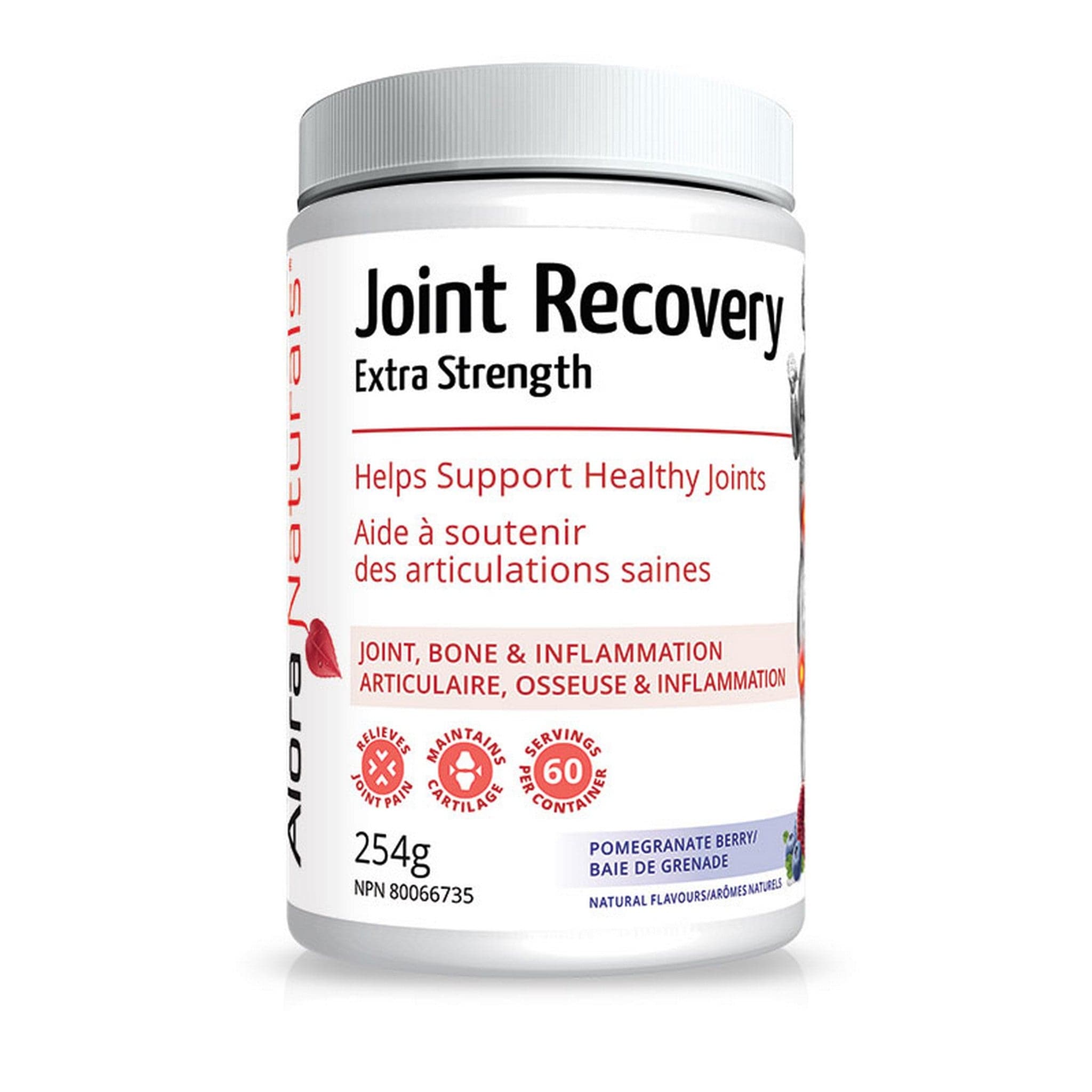 Alora Naturals Joint Recovery Natural Pomegranate Berry 60 portions