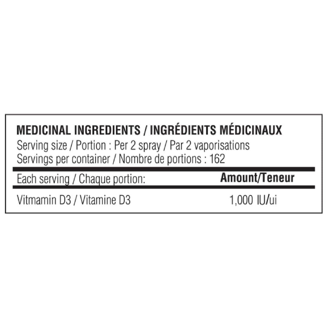 Believe Supplements Vitamine D3 Spray 58ml Myrtille