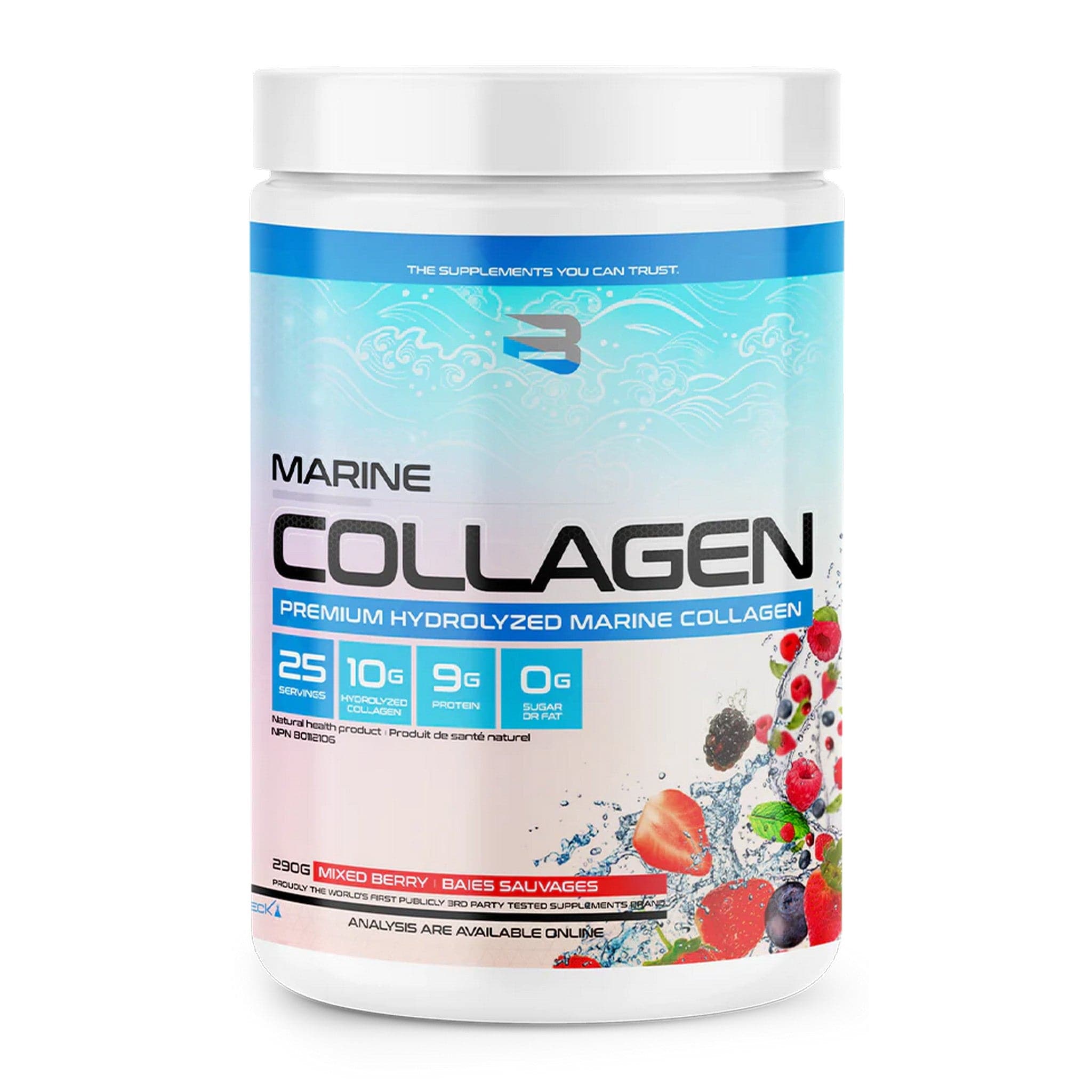 Believe Supplements Hydrolyzed Marine Collagen 25 serving