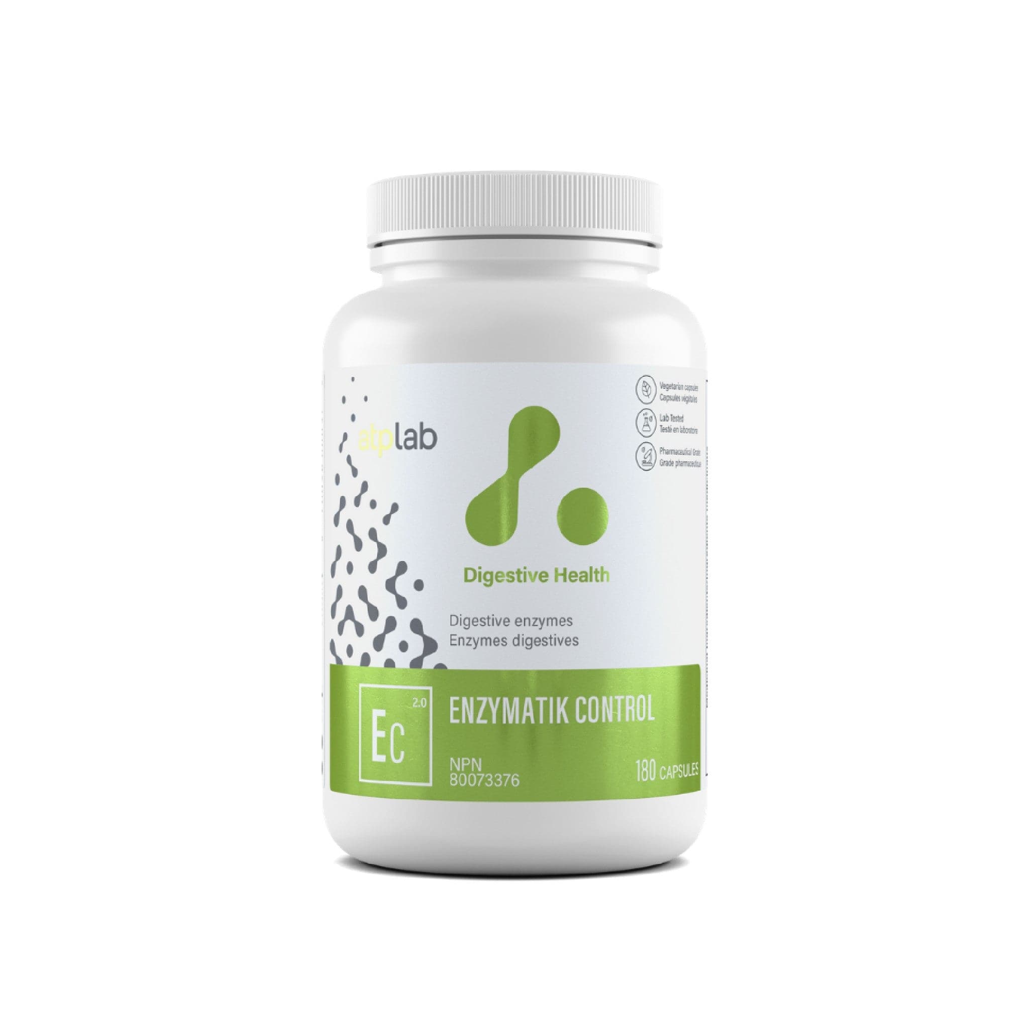 ATP Lab Enzymatic Control 180 capsules