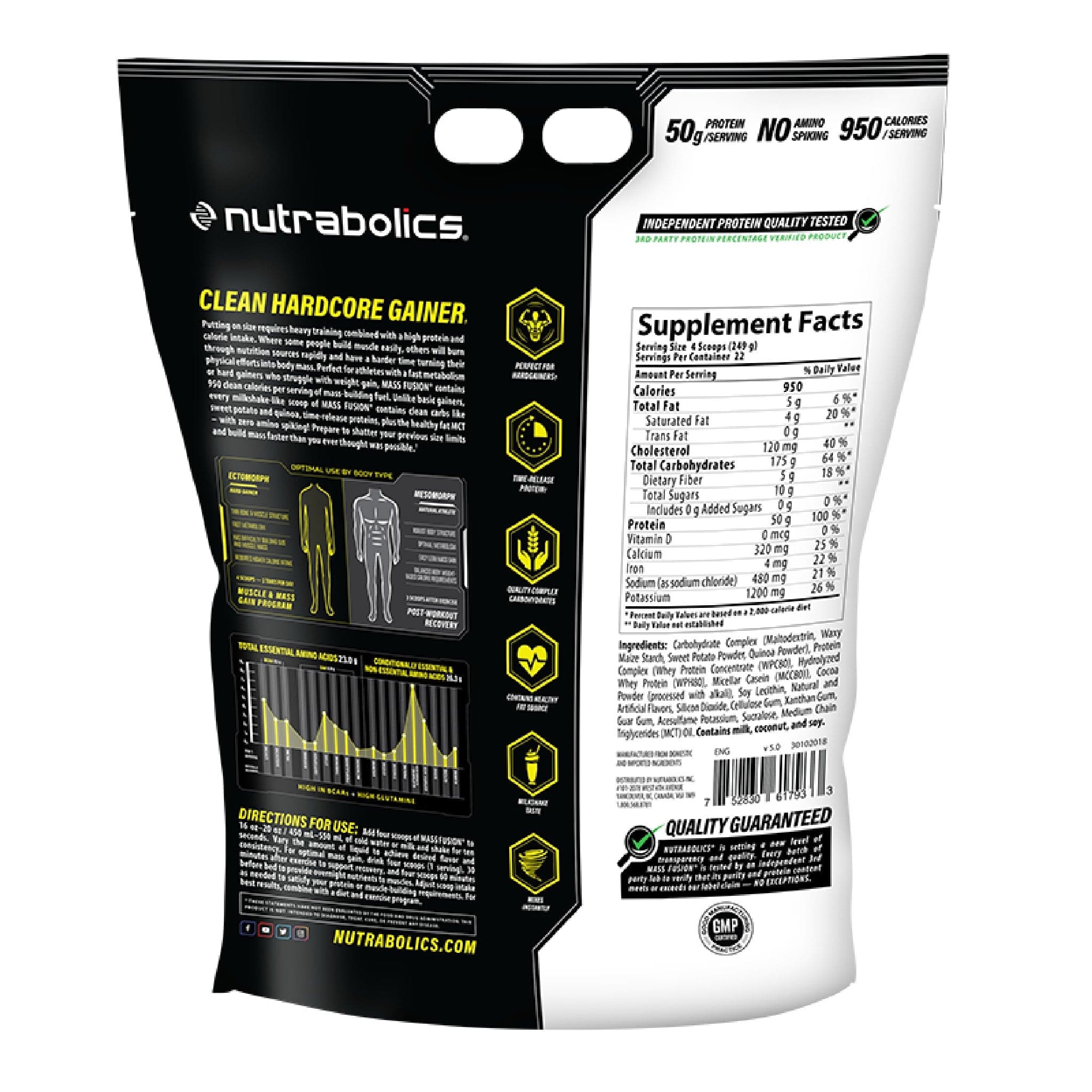 Nutrabolics Mass Fusion 12lb