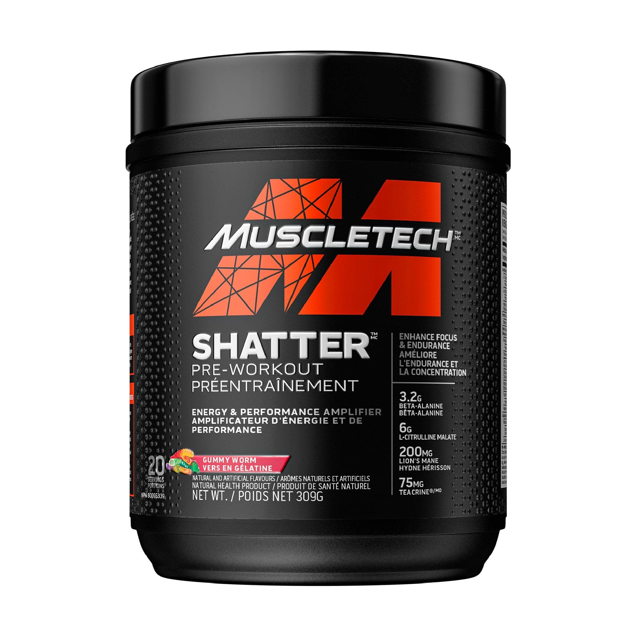 Muscletech Shatter 20 portions