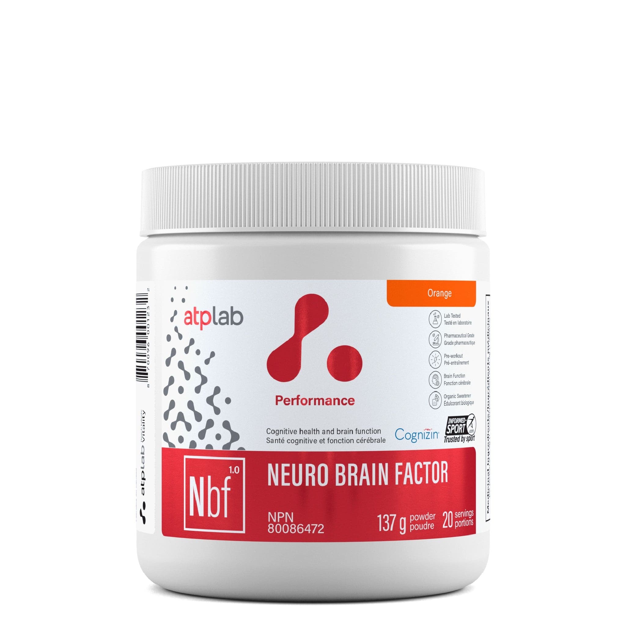 ATP Lab Neuro Brain Factor 137g Orange