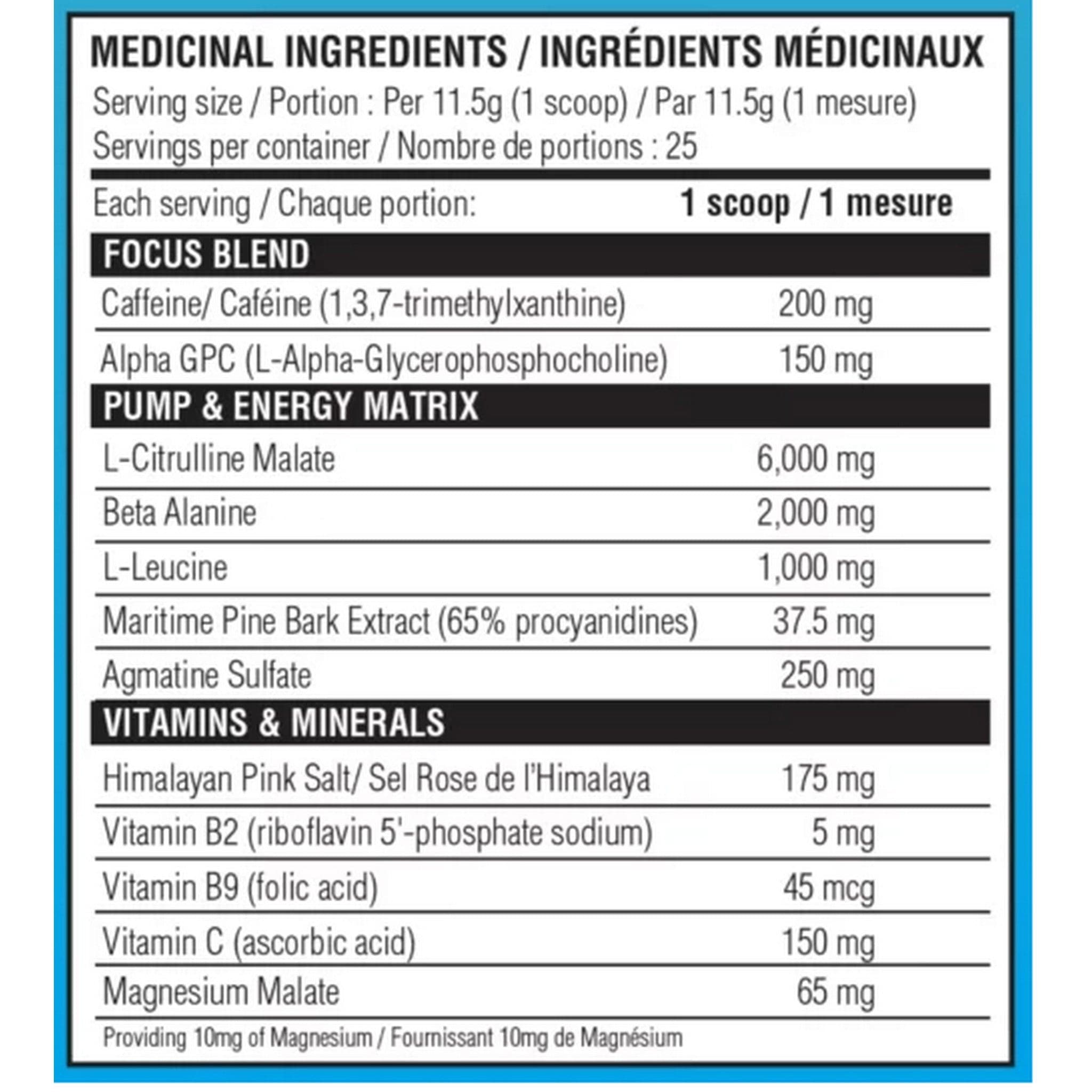 Believe Supplements Pre Fuel 25 serving