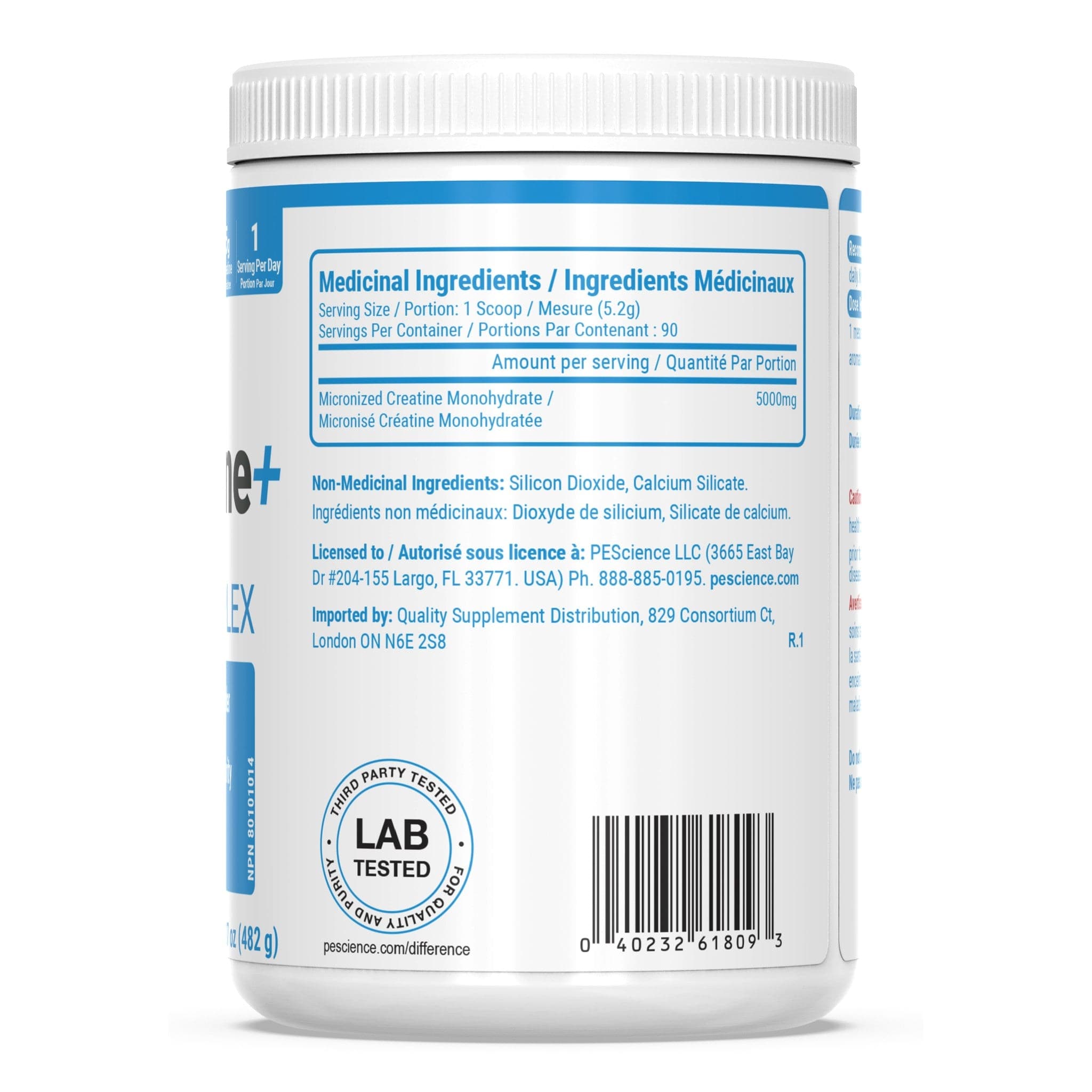 PEScience TruCreatine 90 serving