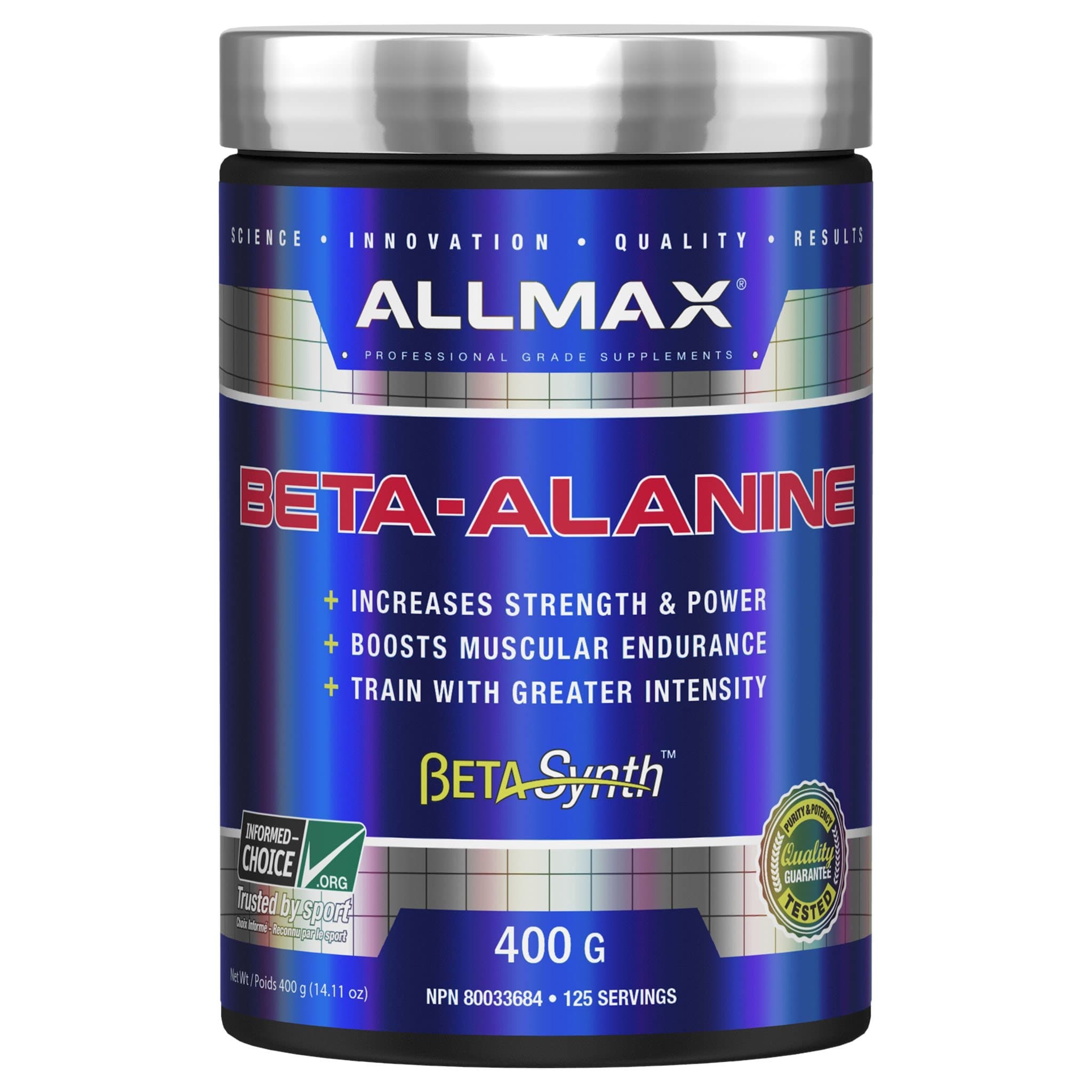 Allmax Beta-Alanine 400g | HERC'S Nutrition Canada