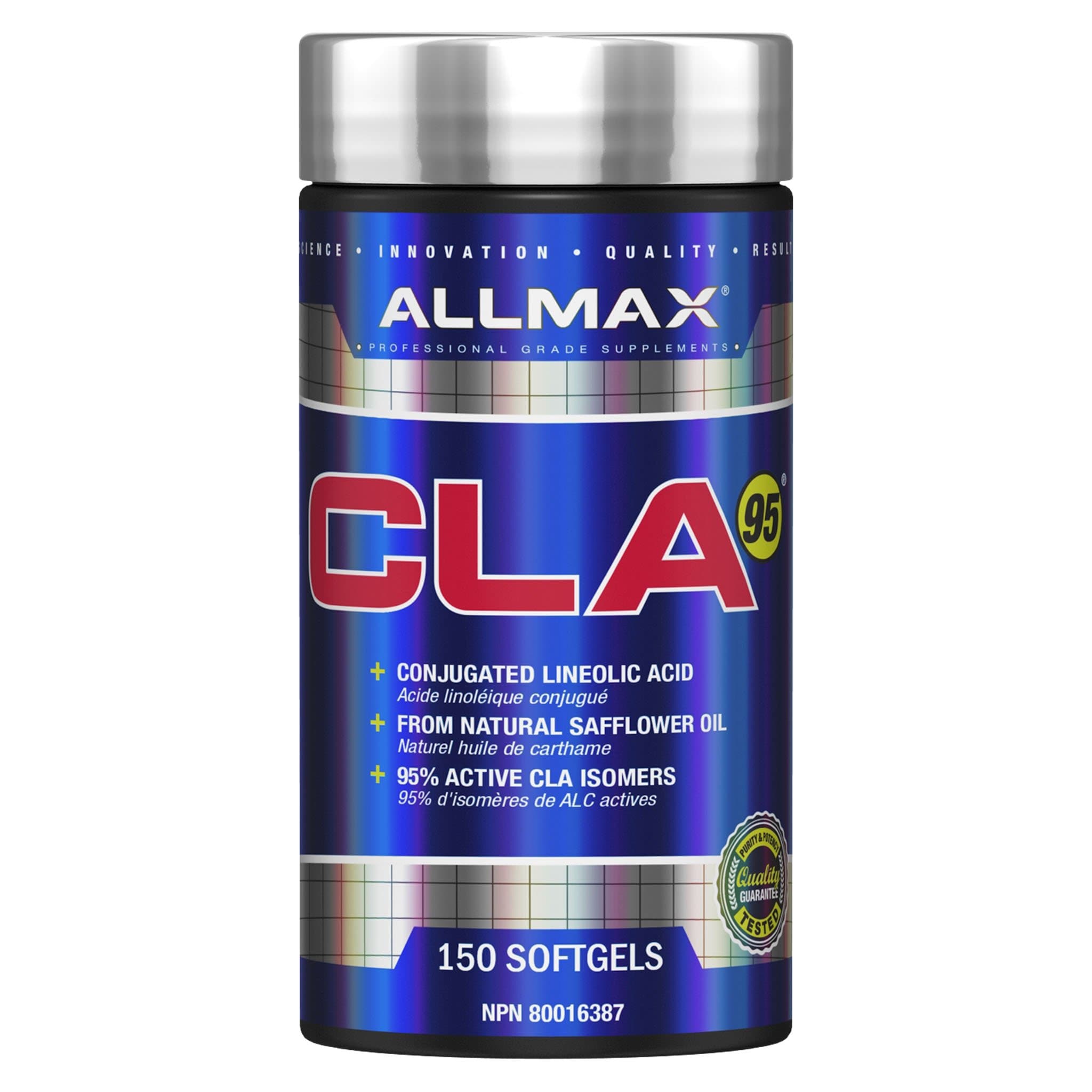 Allmax CLA95 150 ct | HERC'S Nutrition Canada