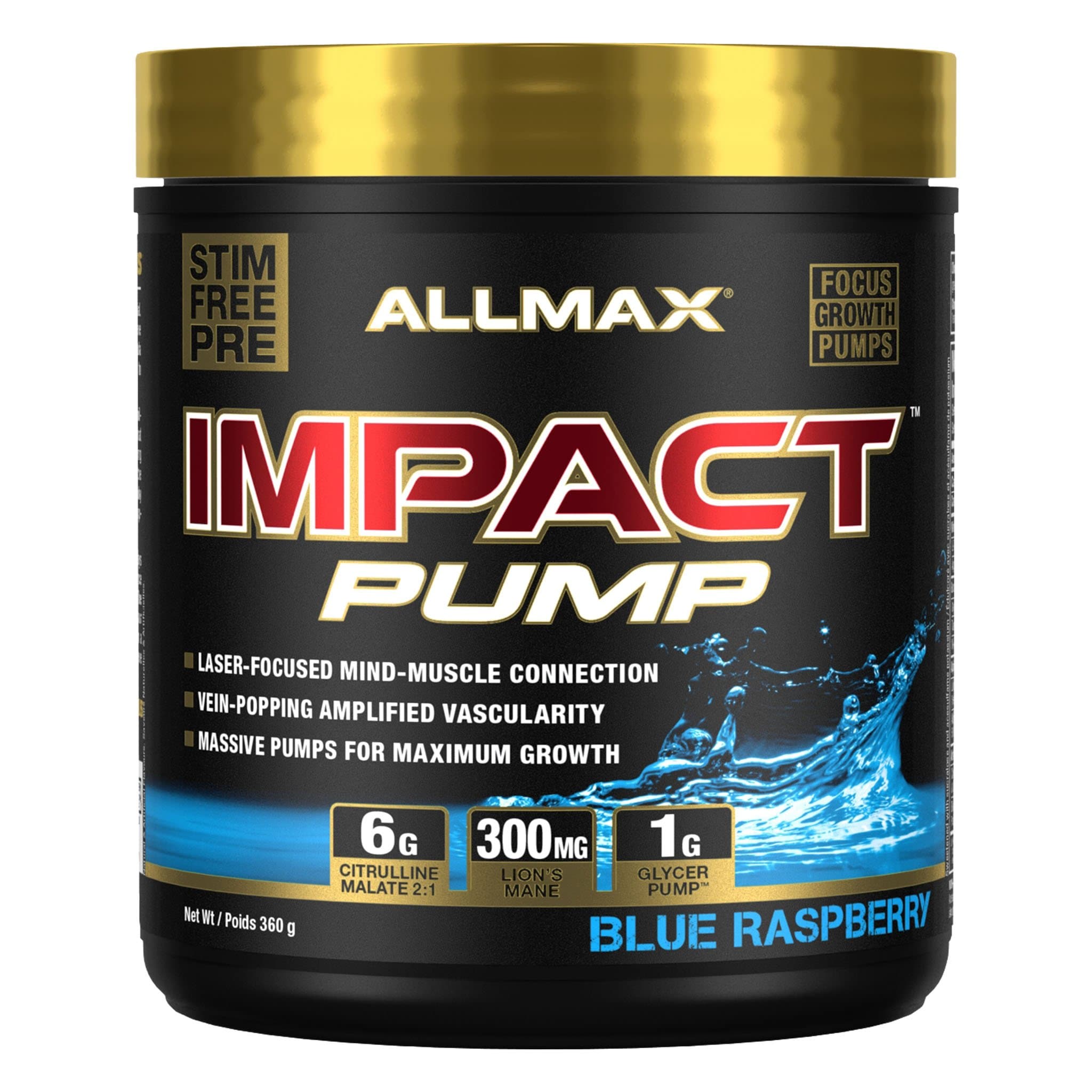 Allmax Impact Pump 360g | HERC'S Nutrition Canada