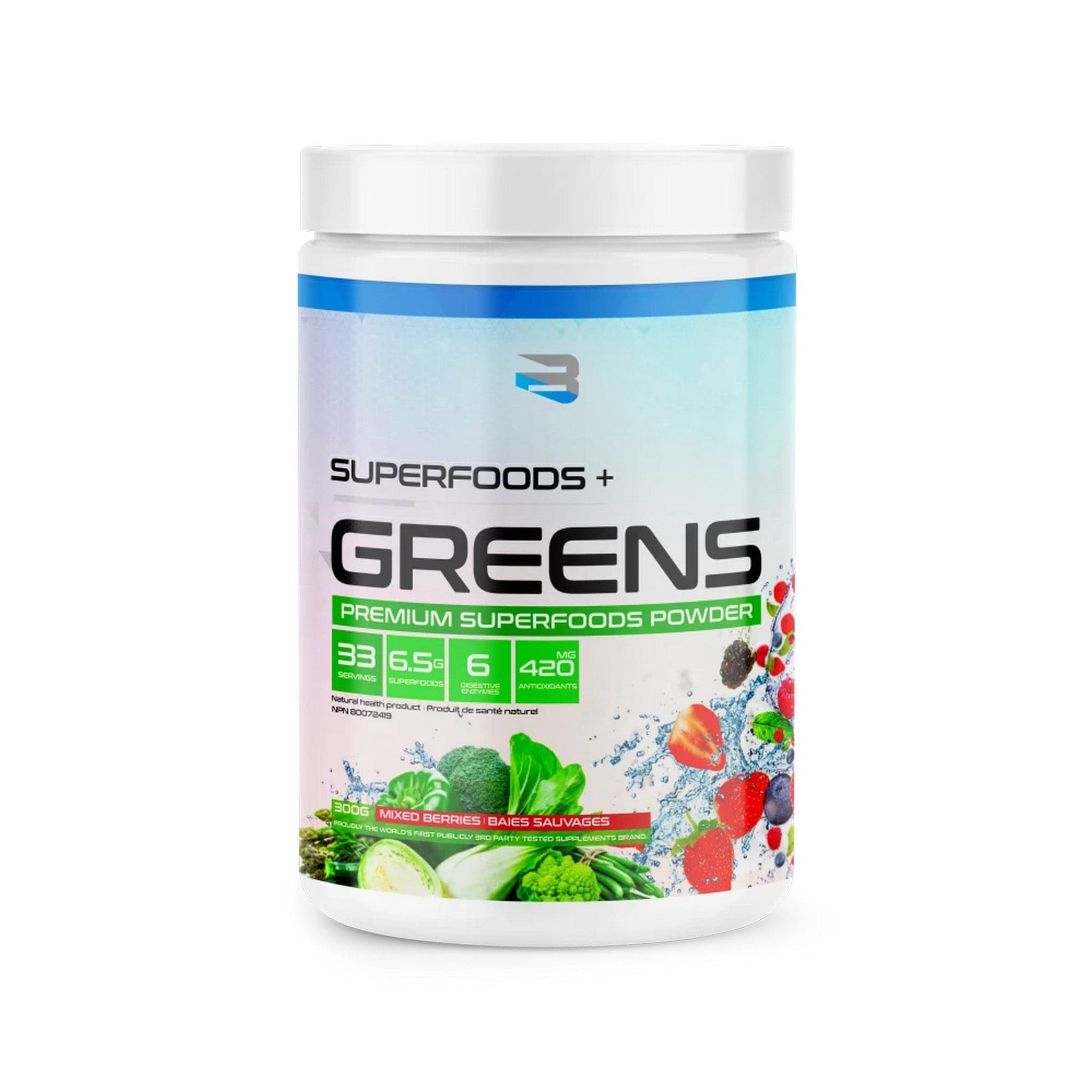 Believe Supplements Superfoods + Greens 30 serving
