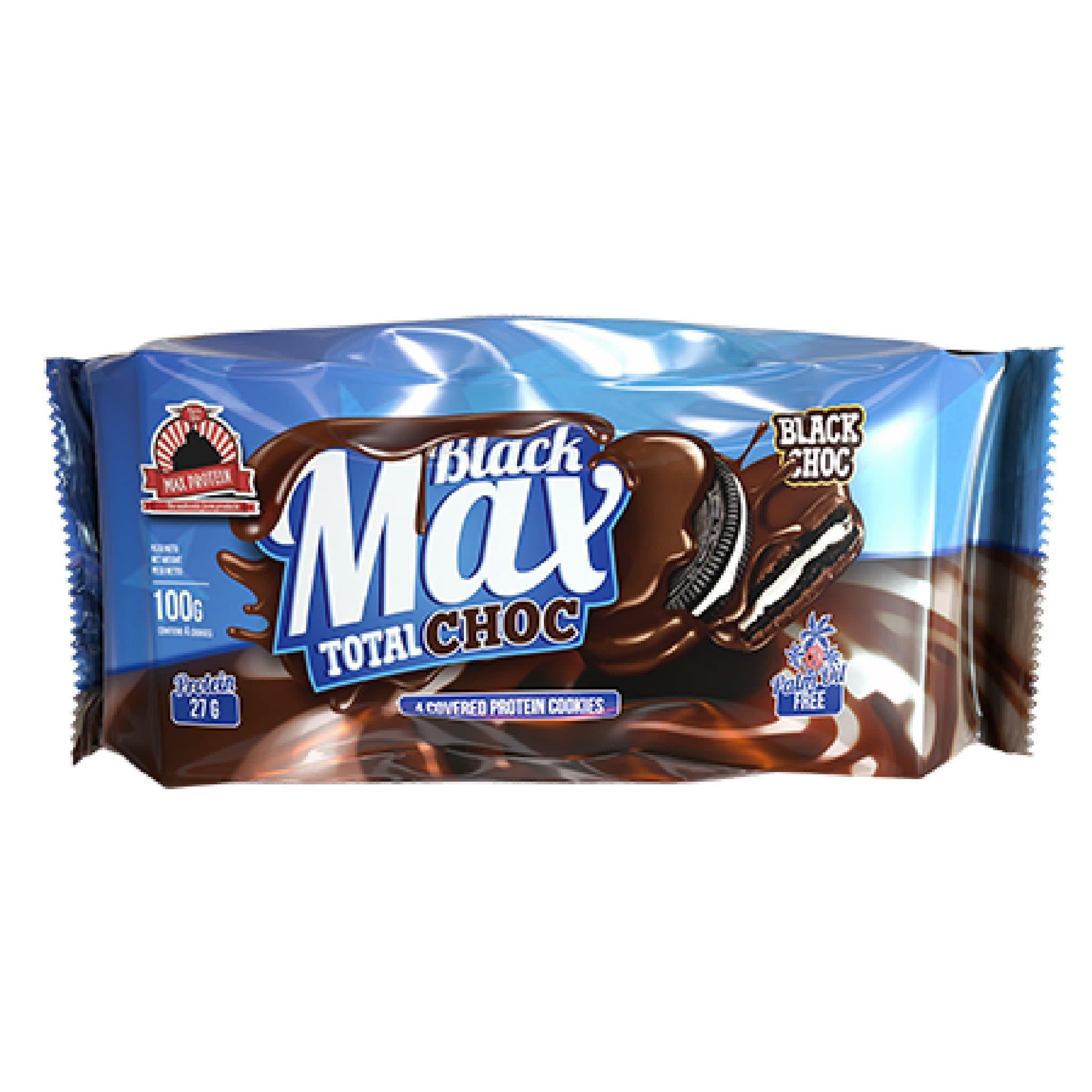 Black Max Black Chocolate Protein Cookie 100g | HERC'S Nutrition Canada