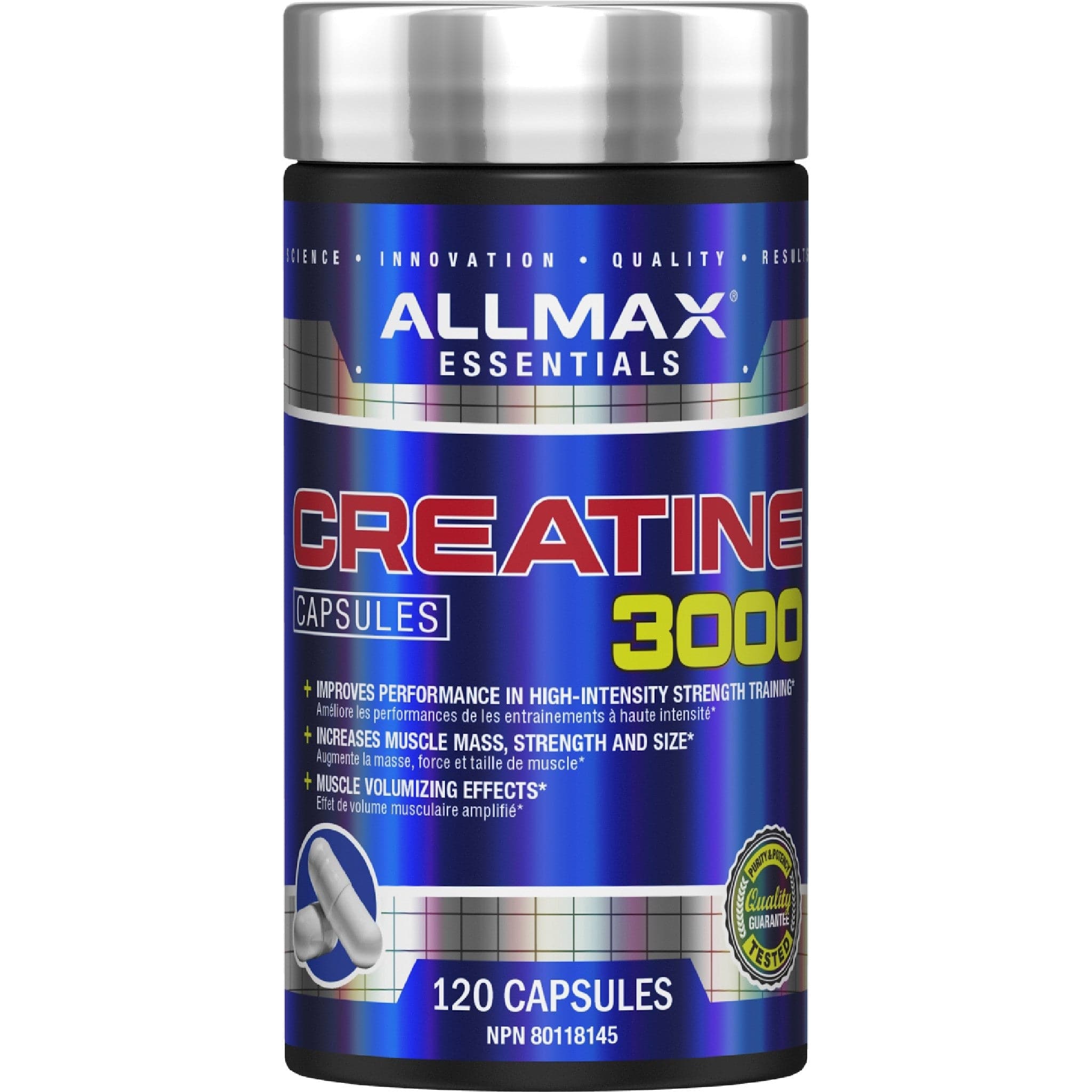 Allmax Creatine Monohydrate 120 ct