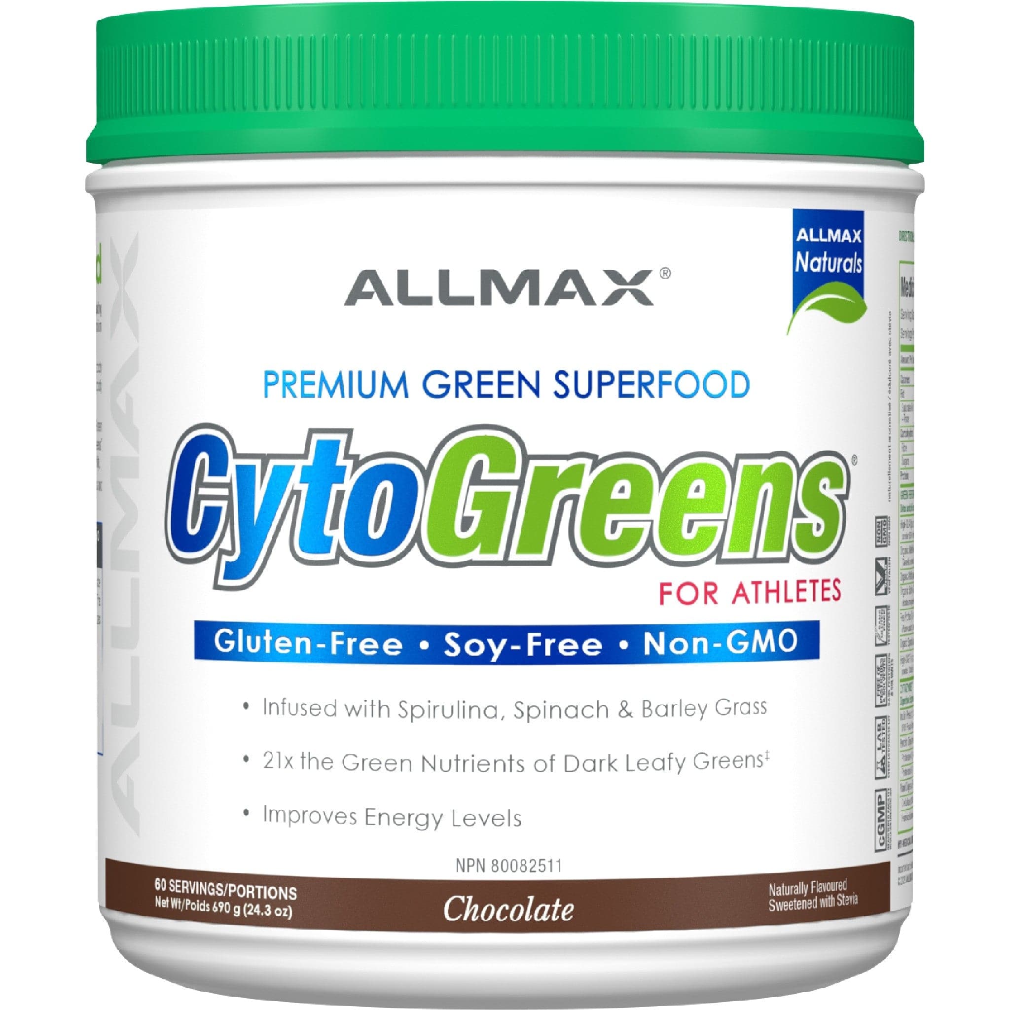 Allmax Cytogreens 535g Baie d'açaï