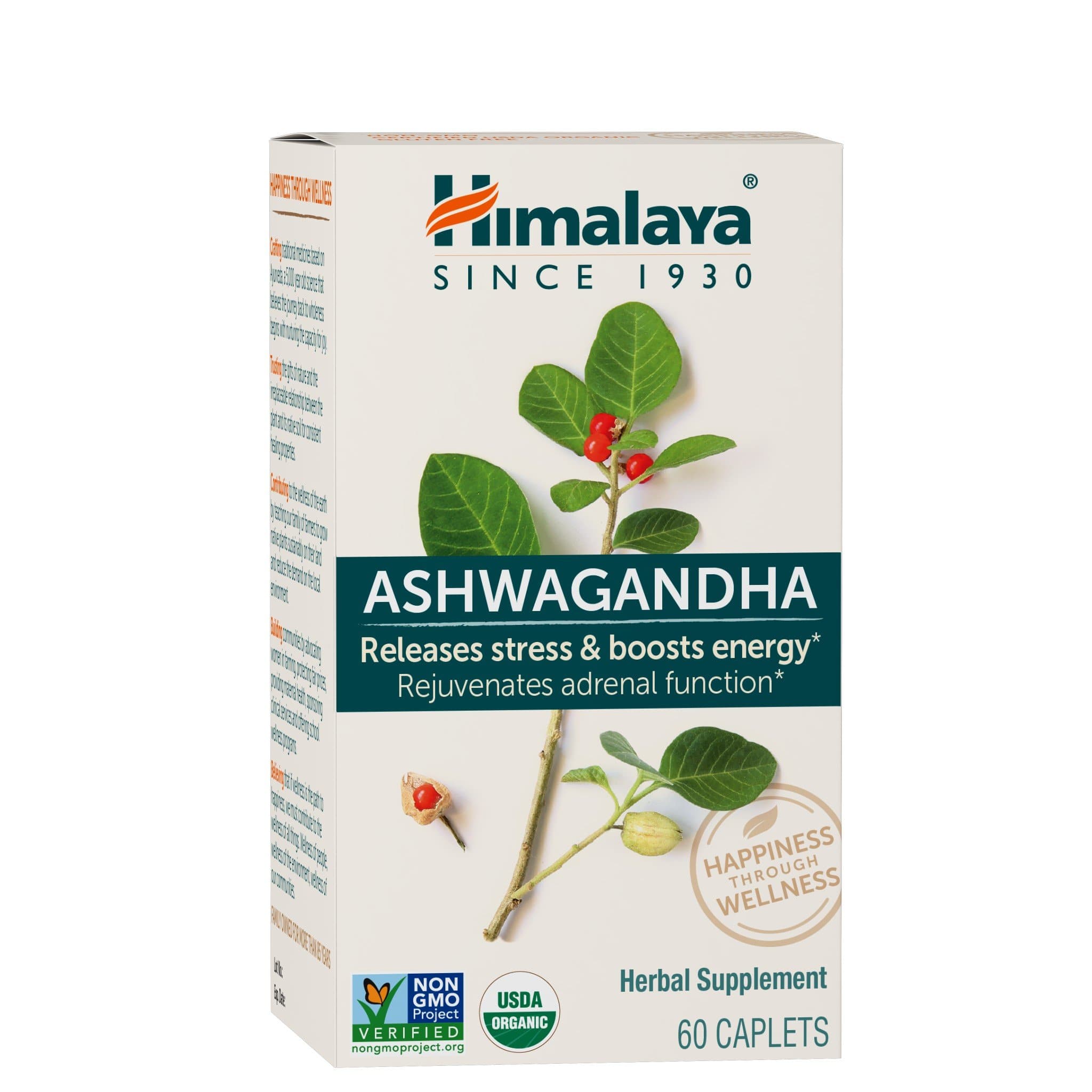Himalaya Ashwagandha 60 ct | HERC'S Nutrition Canada