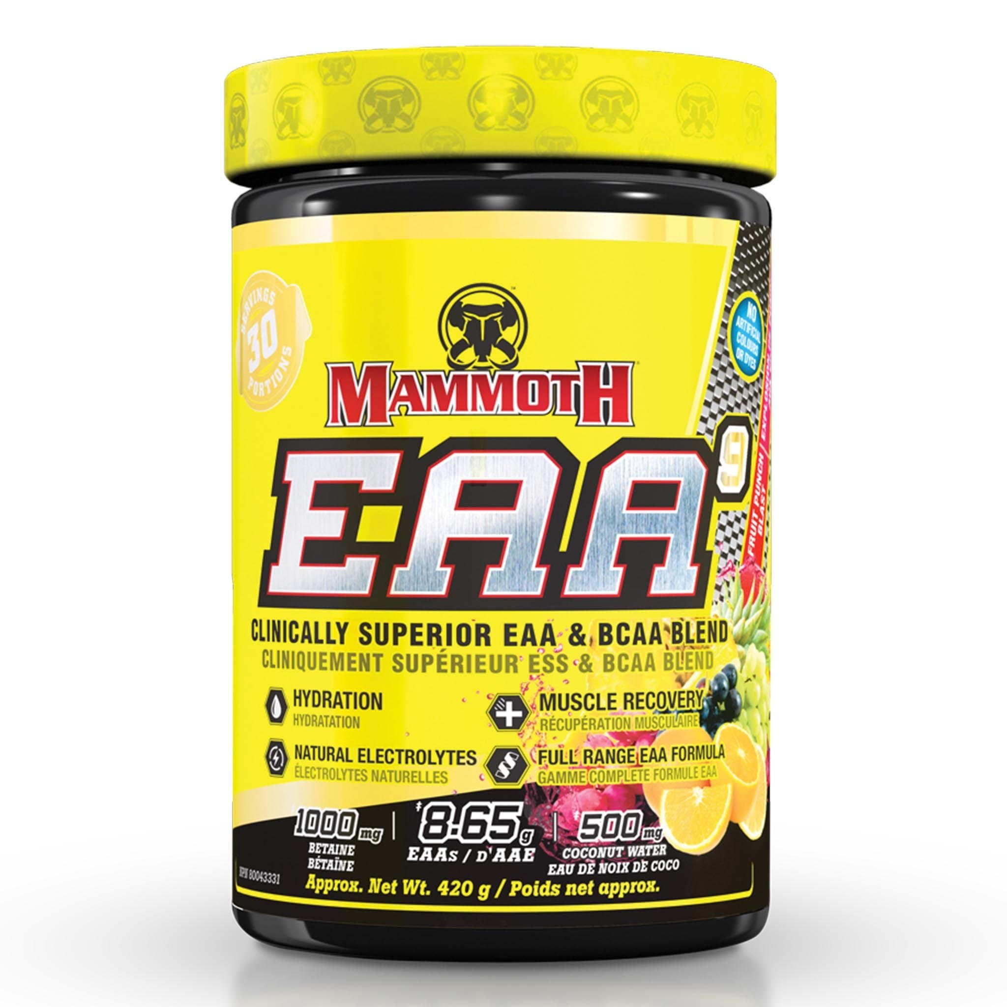 Mammoth EAA9 390g | HERC'S Nutrition Canada