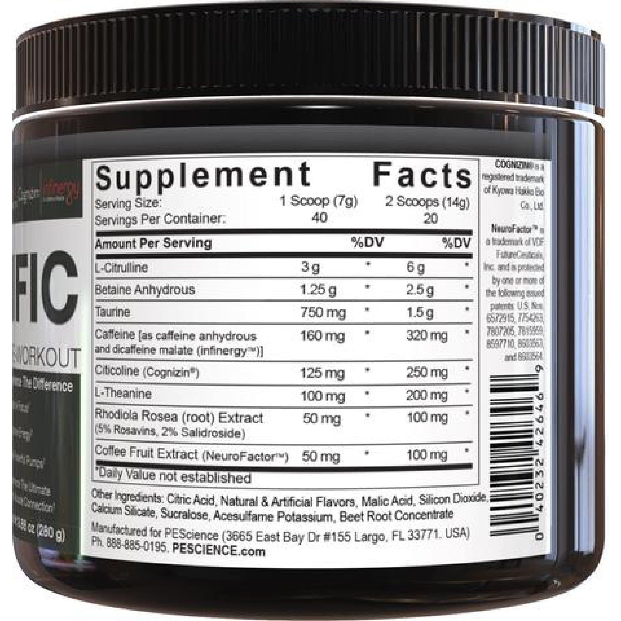 PEScience Prolific 280g | HERC'S Nutrition Canada