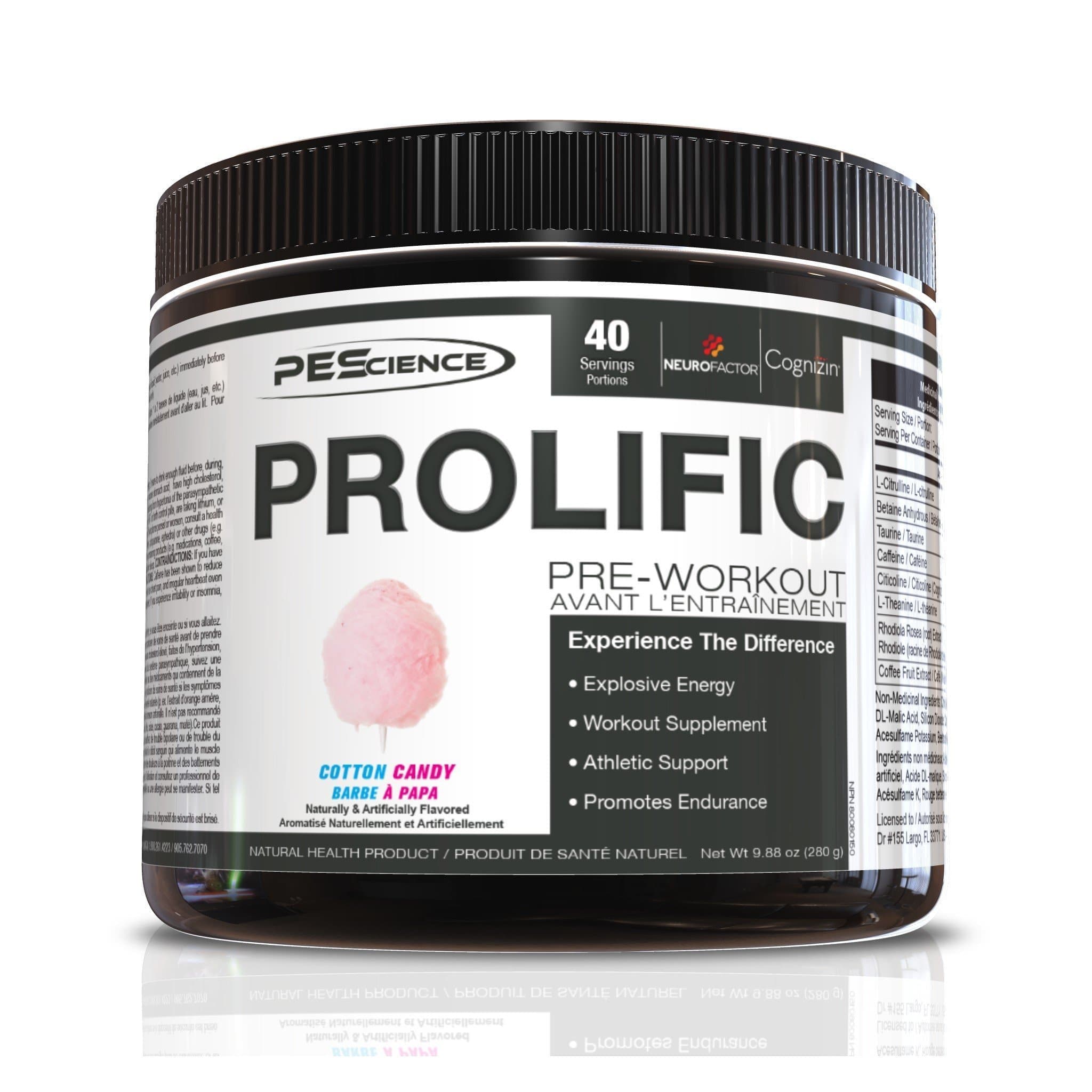 PEScience Prolific 280g | HERC'S Nutrition Canada