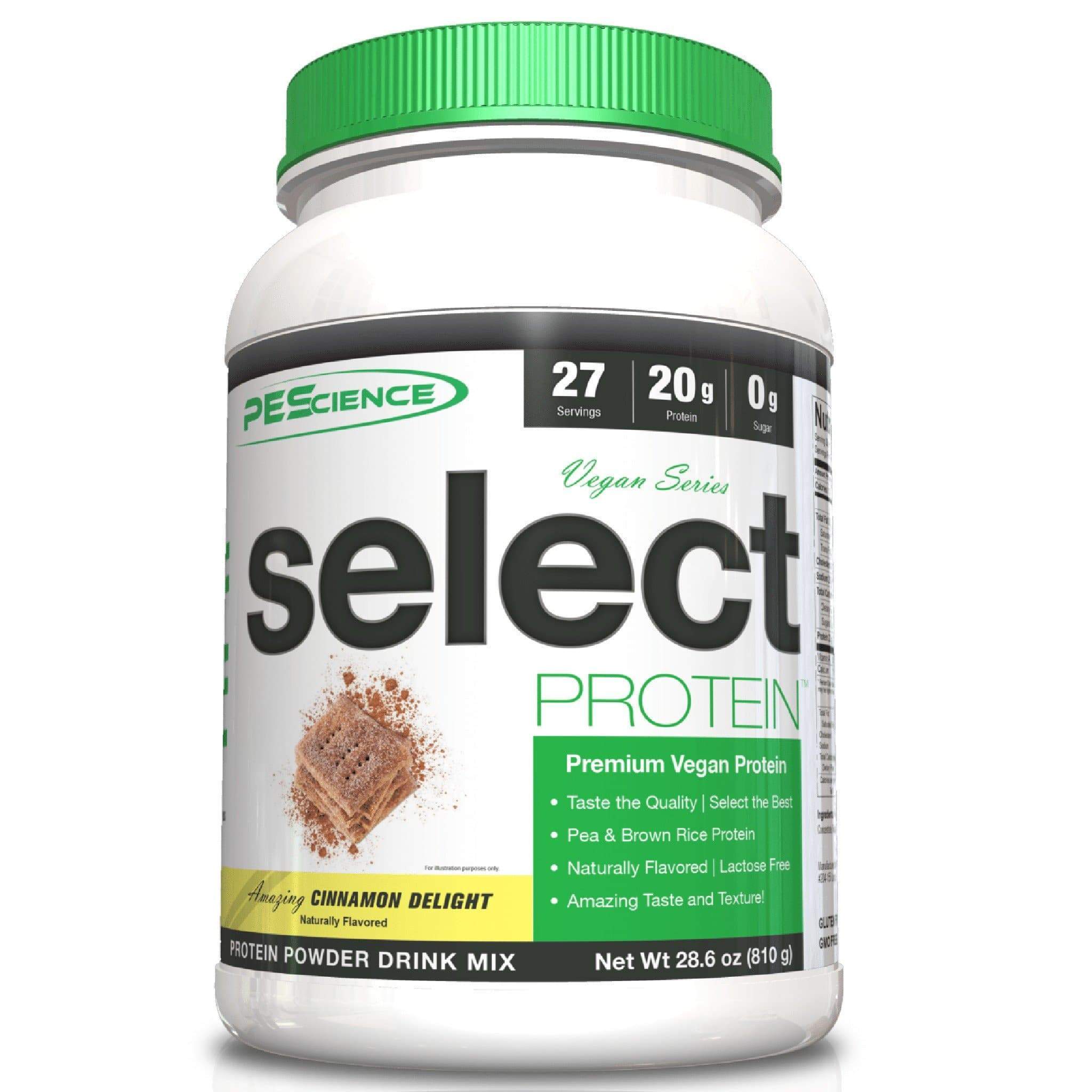 PEScience Vegan Select 27 servings | HERC'S Nutrition Canada