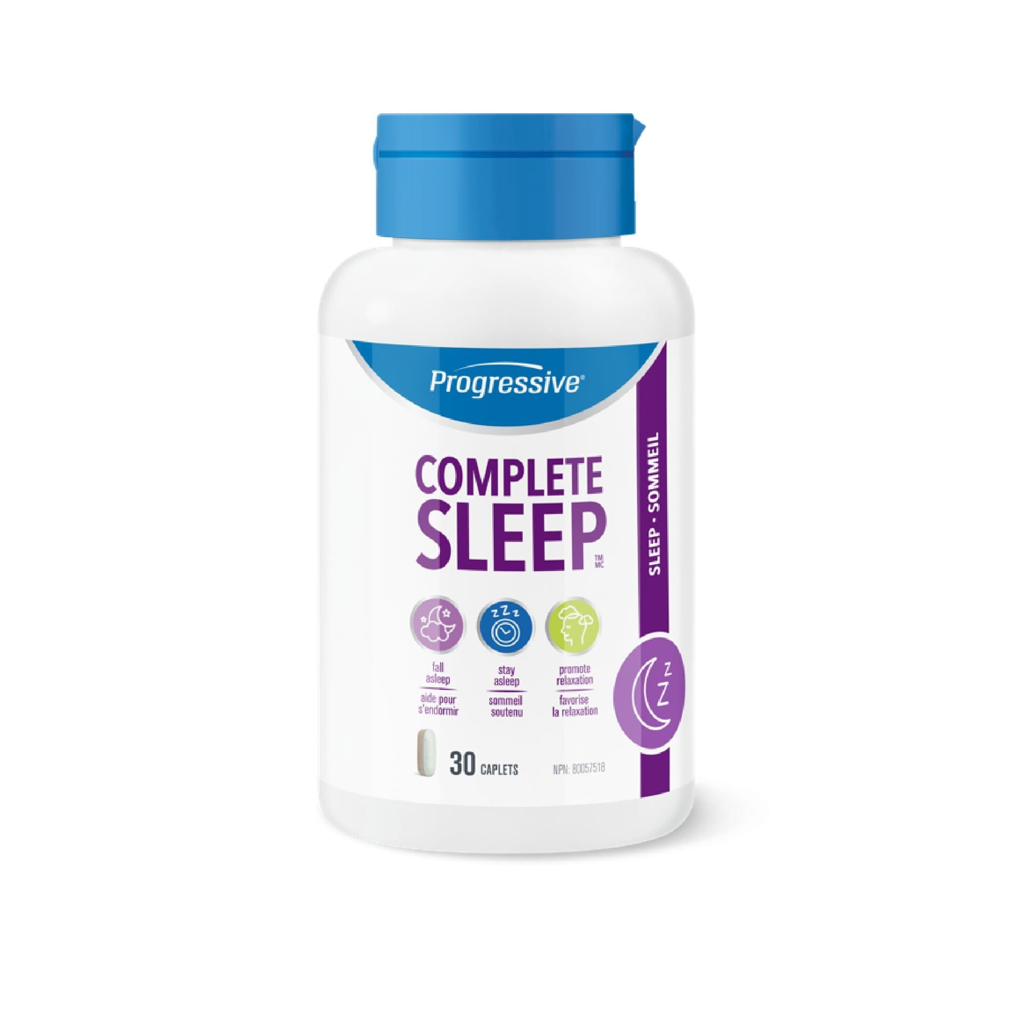 Progressive Complete Sleep 30 caplets | HERC'S Nutrition Canada