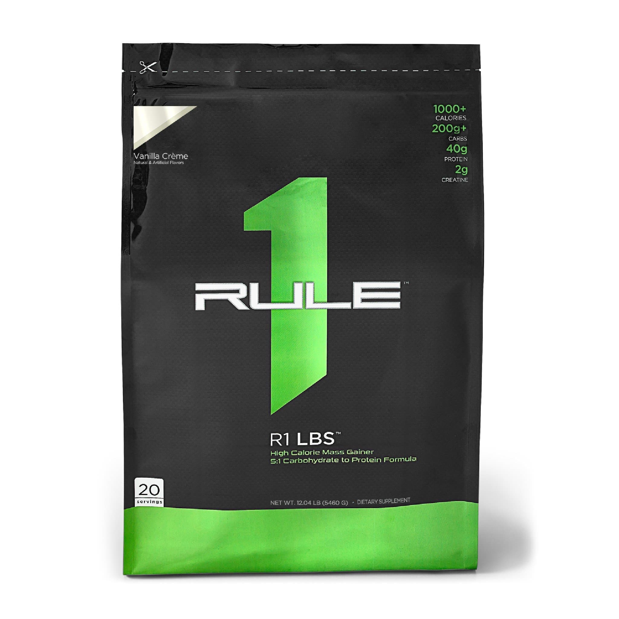 Rule1 LBS Mass Gainer 12lb | HERC'S Nutrition Canada