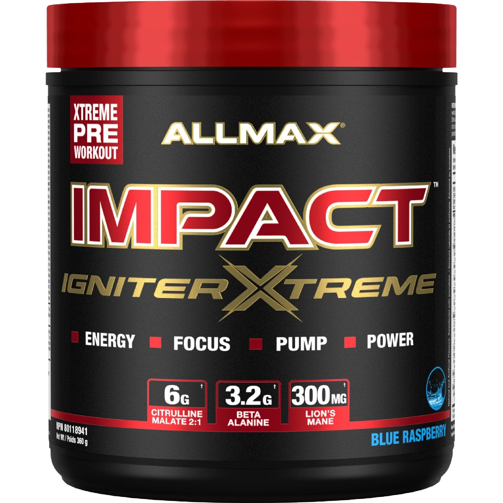 Allmax Impact Allumeur Xtreme 360g